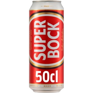 Cerveja Nacional Branca lata 50 cl - Super Bock