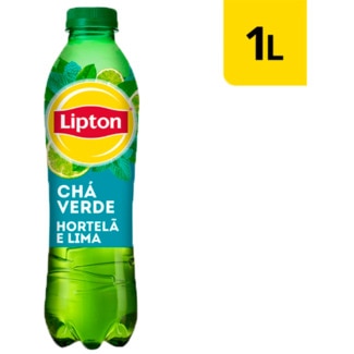 Chá Verde com Sabor a Hortelã e Lima garrafa 1 L - Lipton