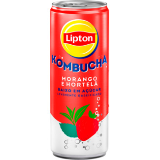 Kombucha Morango e Menta lata 33 cl - Lipton