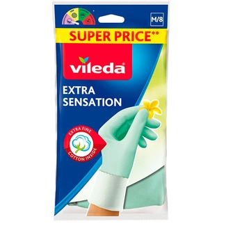 Luvas Extra Sensation M embalagem 1 unidade - Vileda