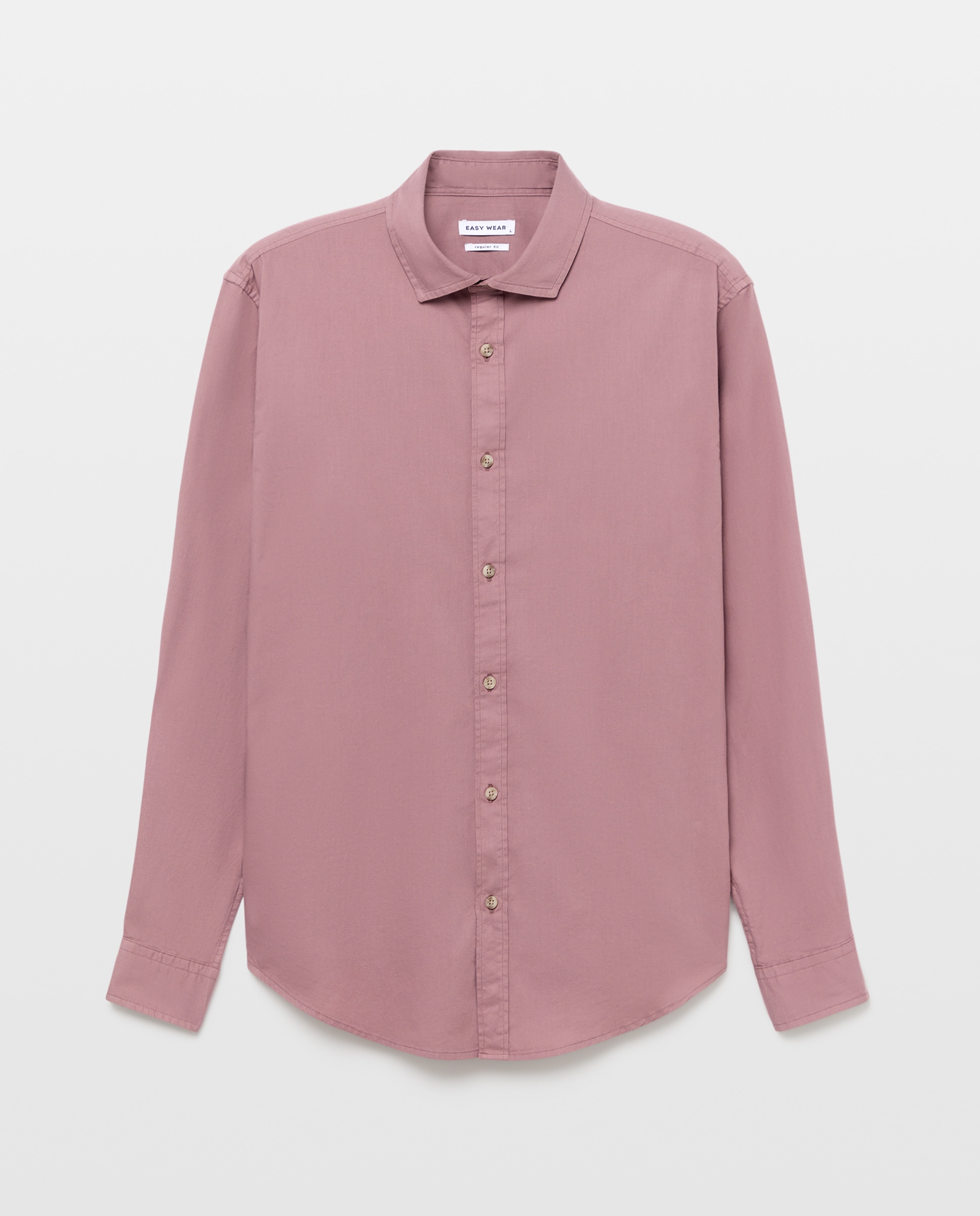 Imagem 0 de Camisa com Manga Comprida, Lisa Garment Dyed
