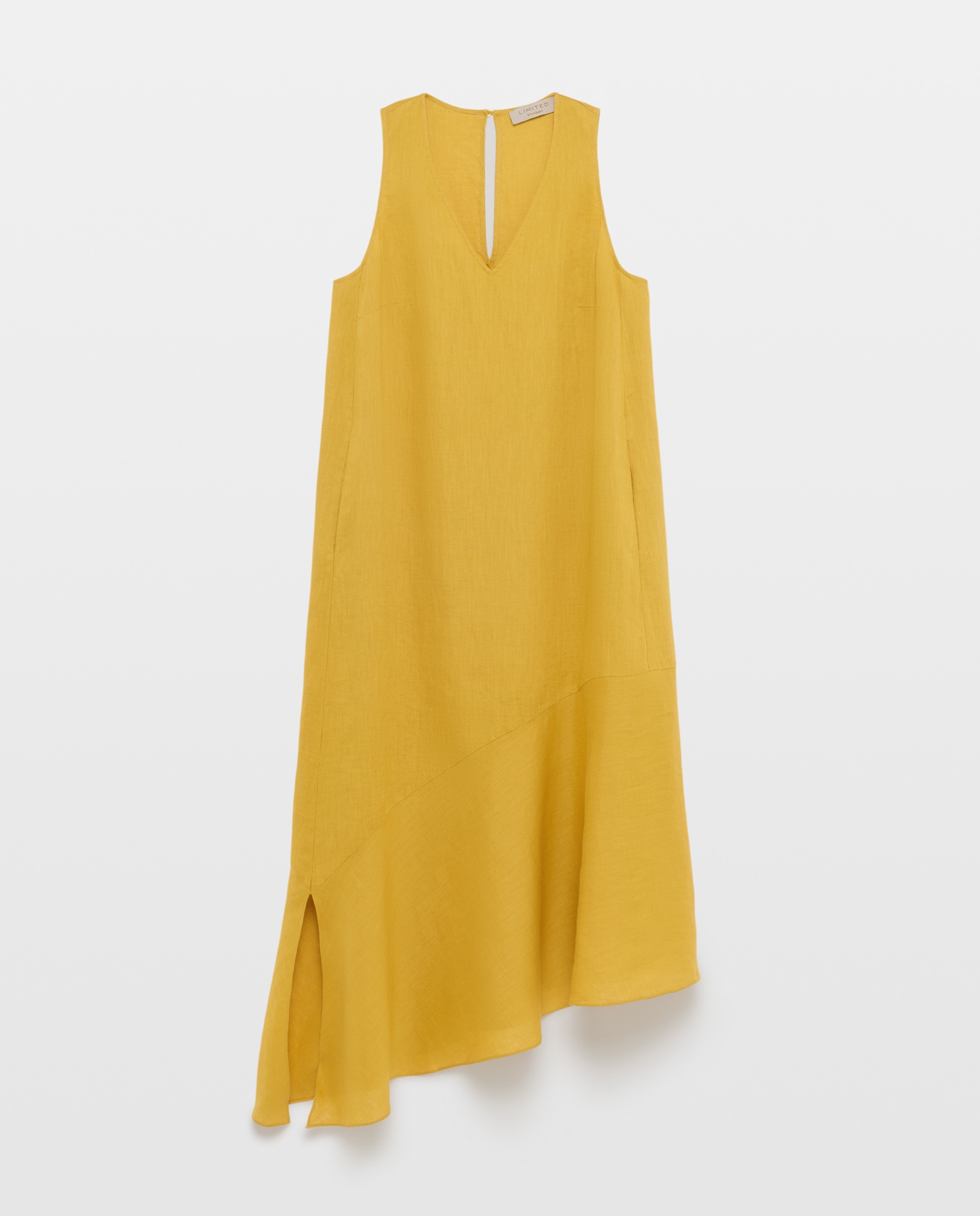 Imagem 0 de Vestido sem mangas e com decote em bico