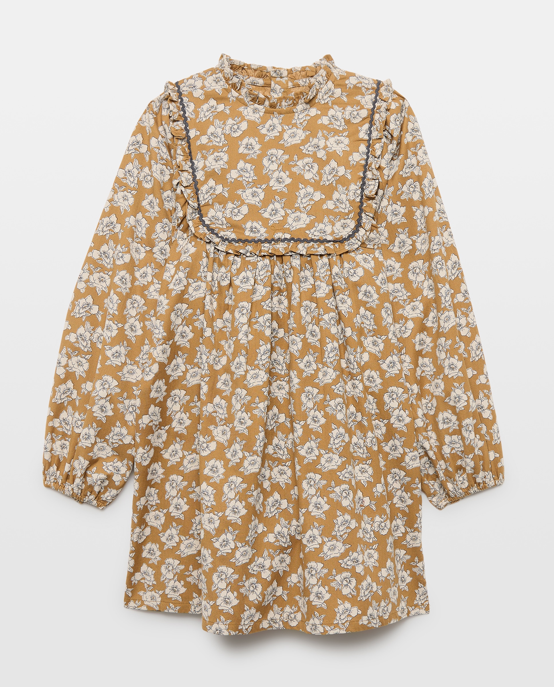 Imagen 0 de Vestido niña estampado con canesú