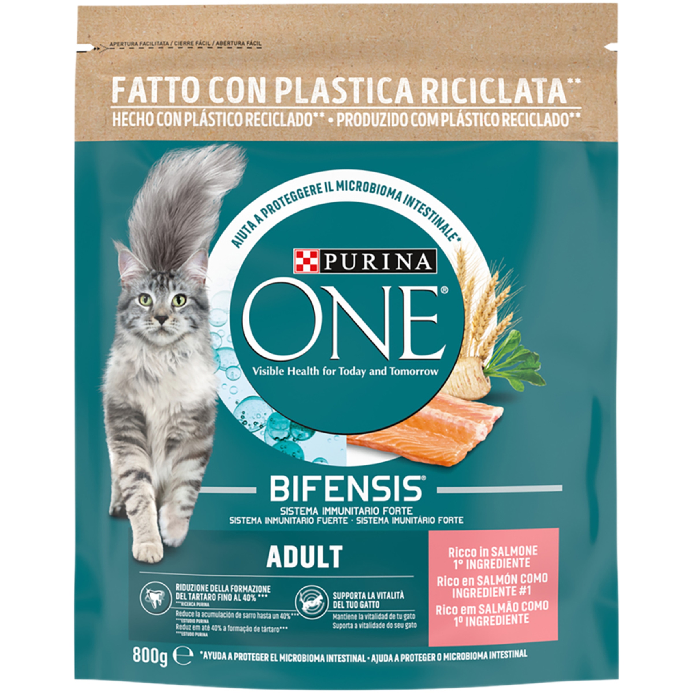 Sterilcat pienso para gatos adultos esterilizados con salmón y trigo bolsa 2,8 kg