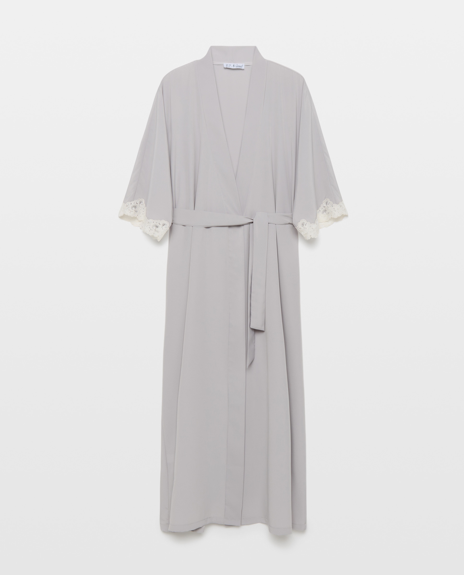Imagem 0 de Robe Tipo Kimono Midi com Manga 3/4