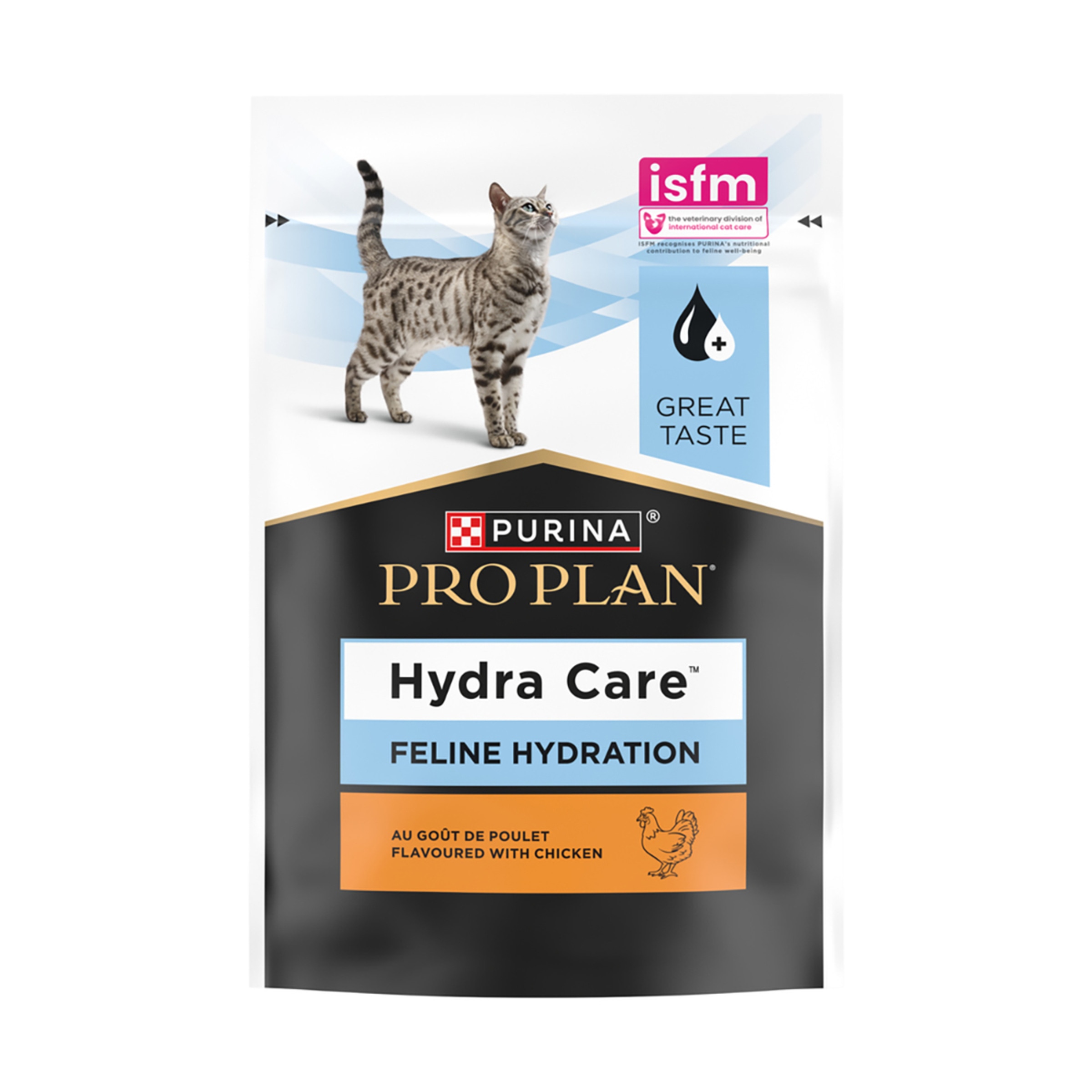 Suplemento alimenticio para gatos adultos Purina Pro Plan Hydra Care pollo 10 sobres 2