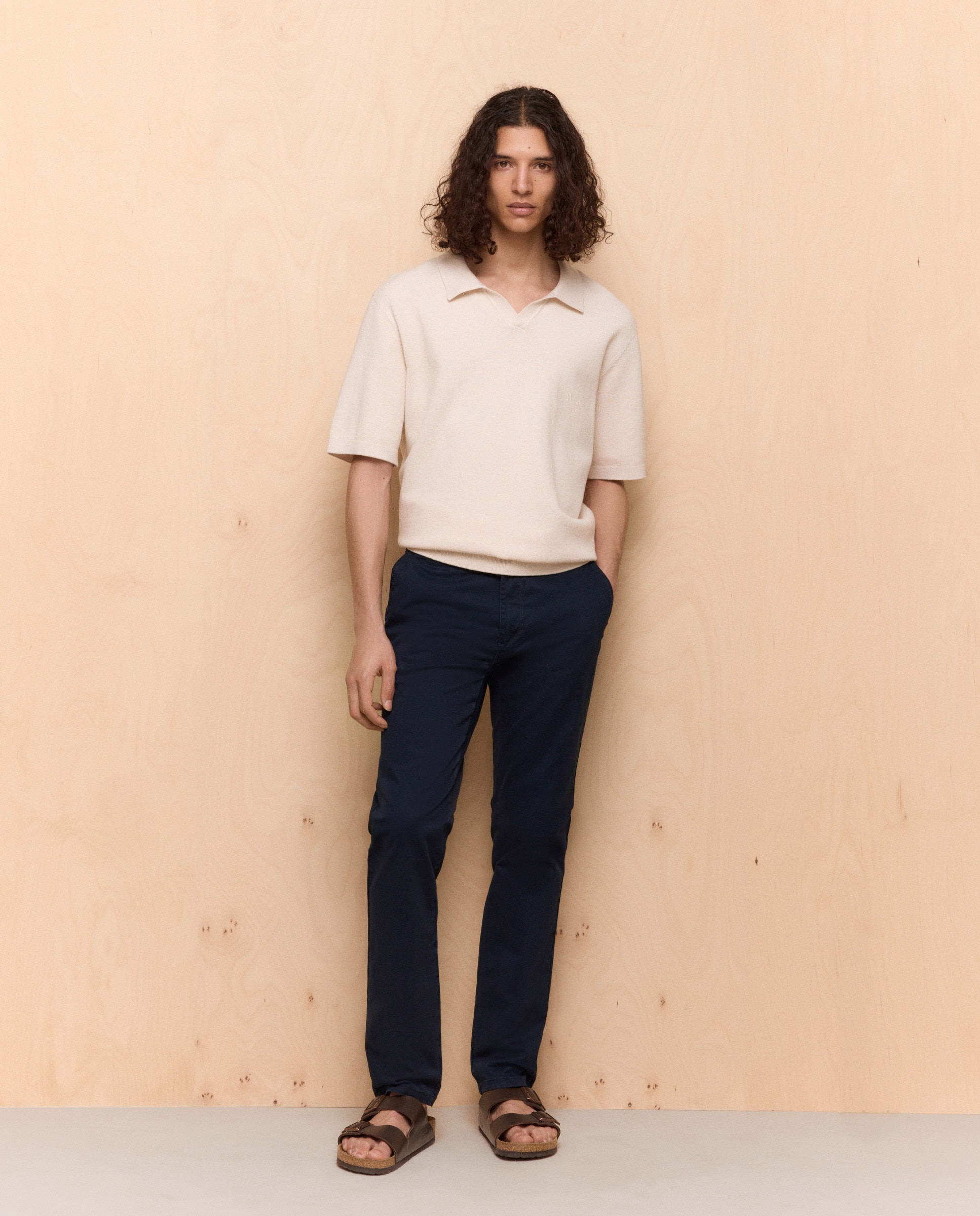 Imagen 1 de Chino de hombre skinny stretch - Easy Wear - Azul marino Azul marino