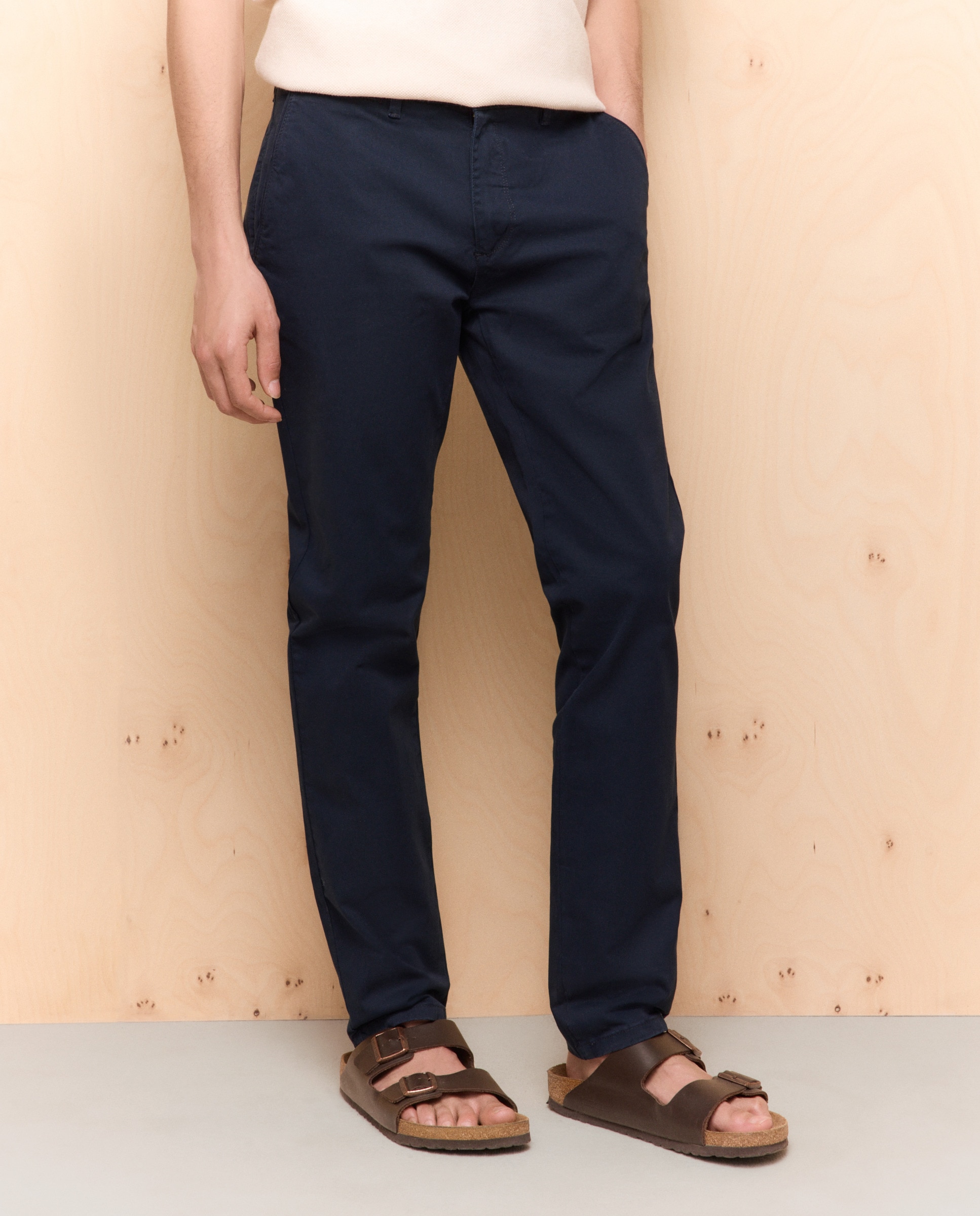 Imagen 2 de Chino de hombre skinny stretch - Easy Wear - Azul marino Azul marino