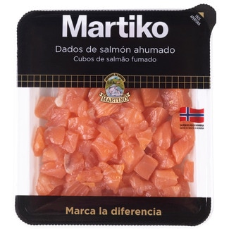 Cubos de Salmão Fumado unidade 80 g - Martiko