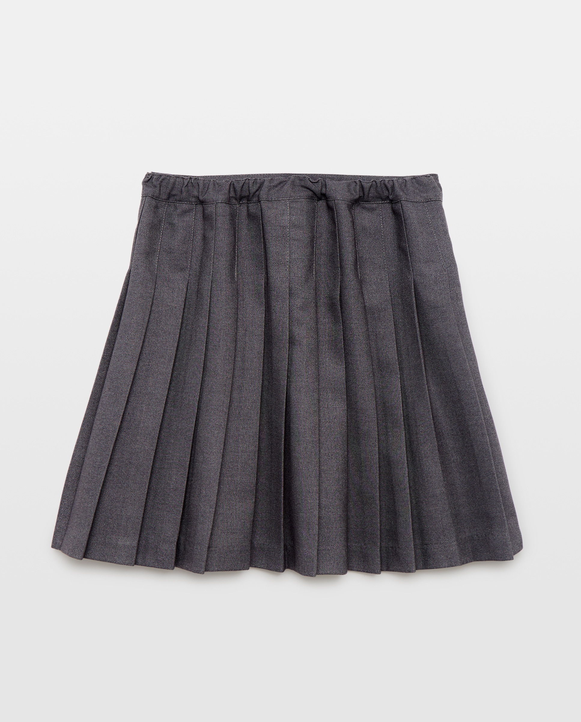 Falda niña niña colegial 820 Gris medio-2