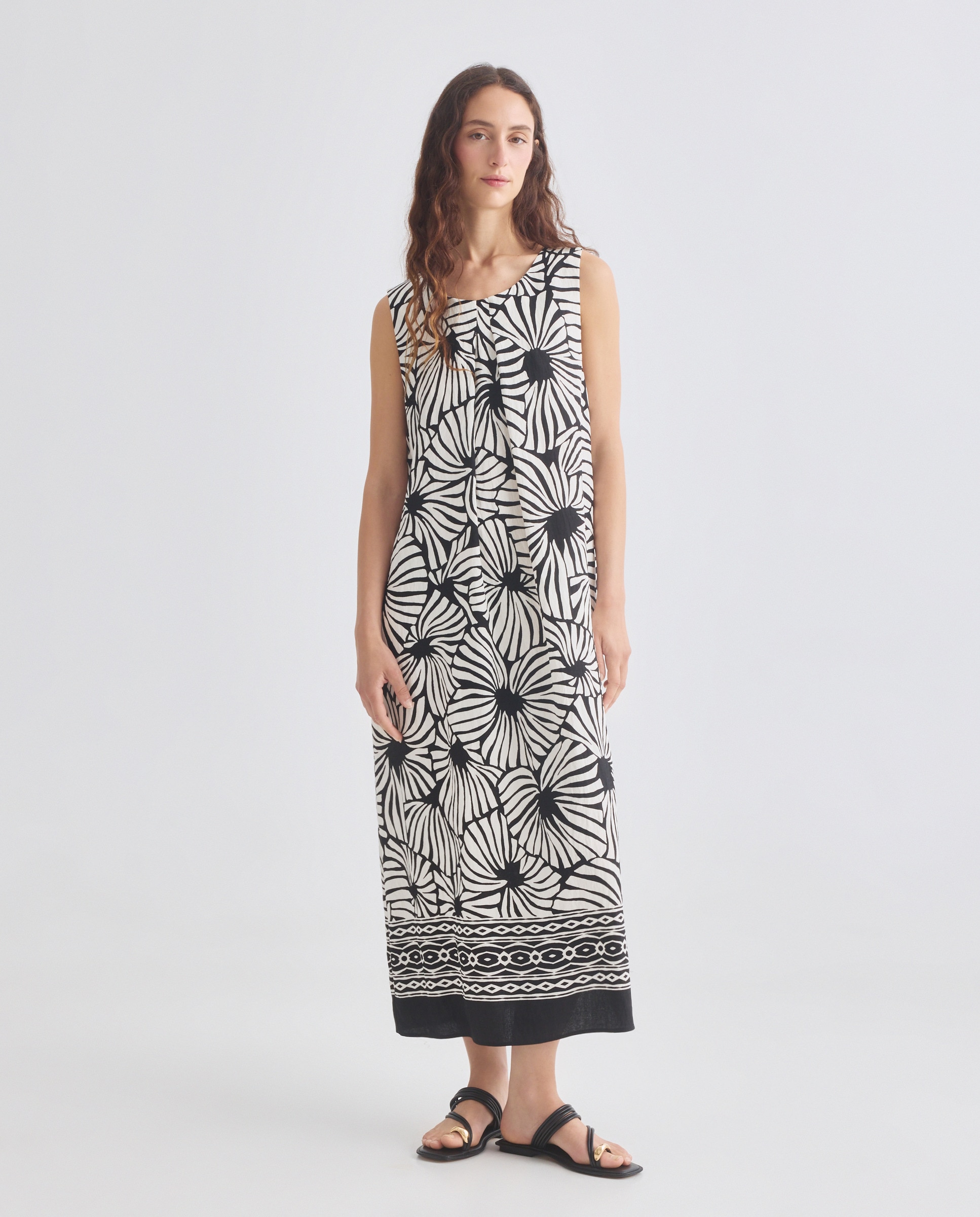Imagem 0 de Vestido comprido estampado