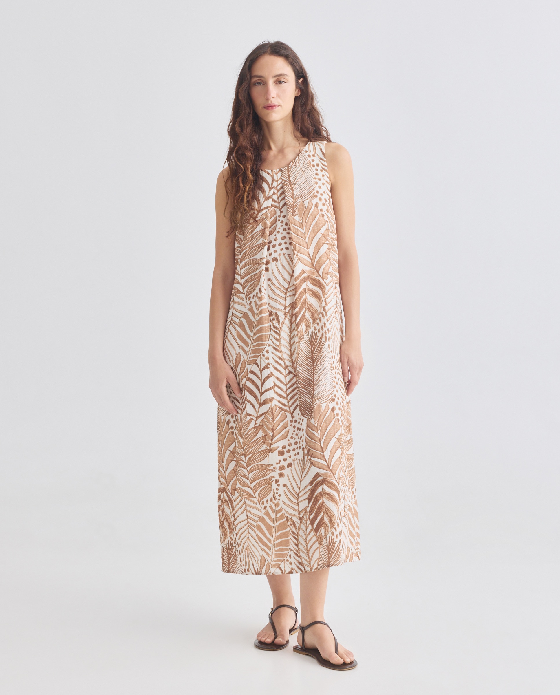 Imagem 0 de Vestido comprido estampado