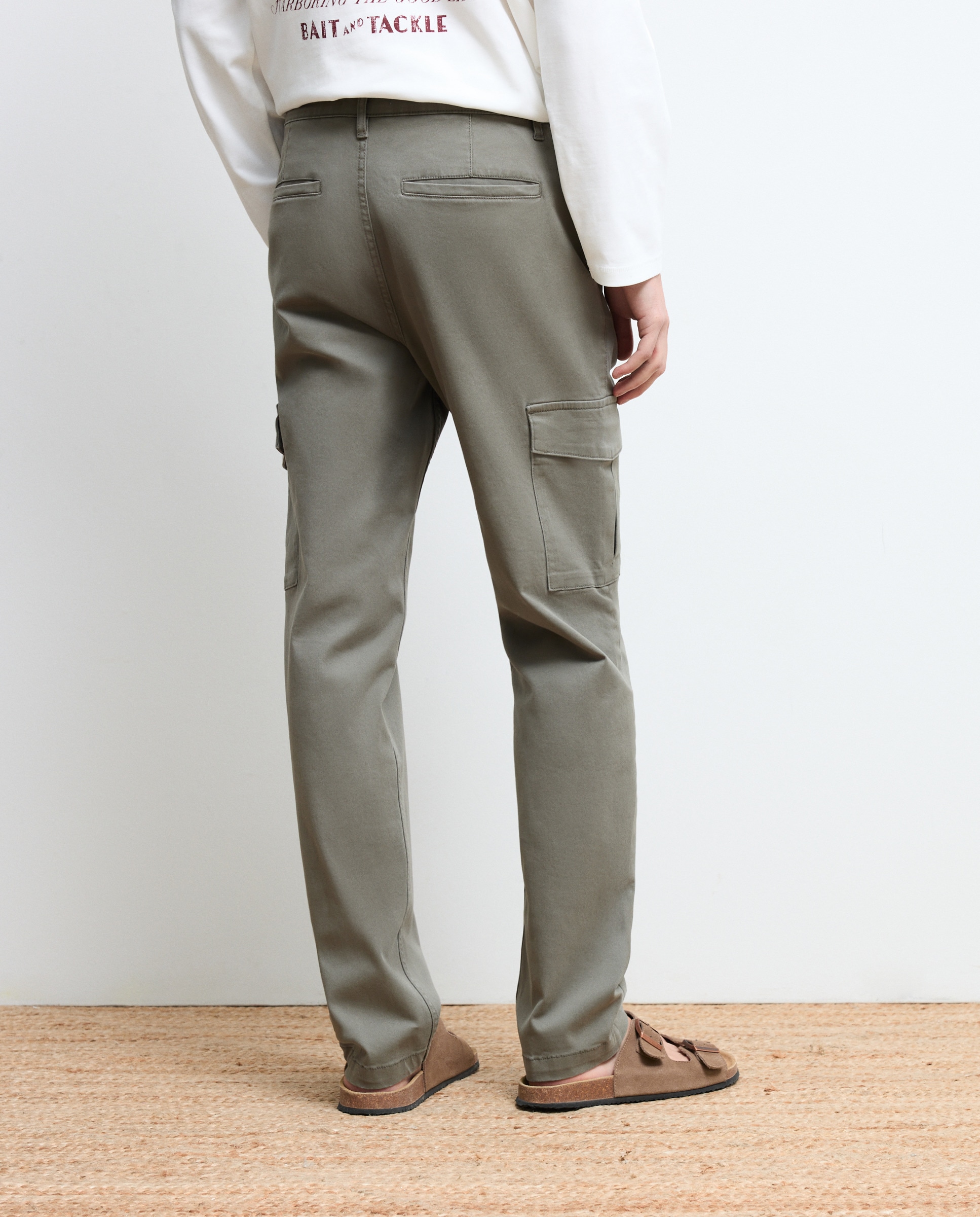 Pantalón cargo de hombre - Green Coast - 520 Kaki 520 Kaki-3