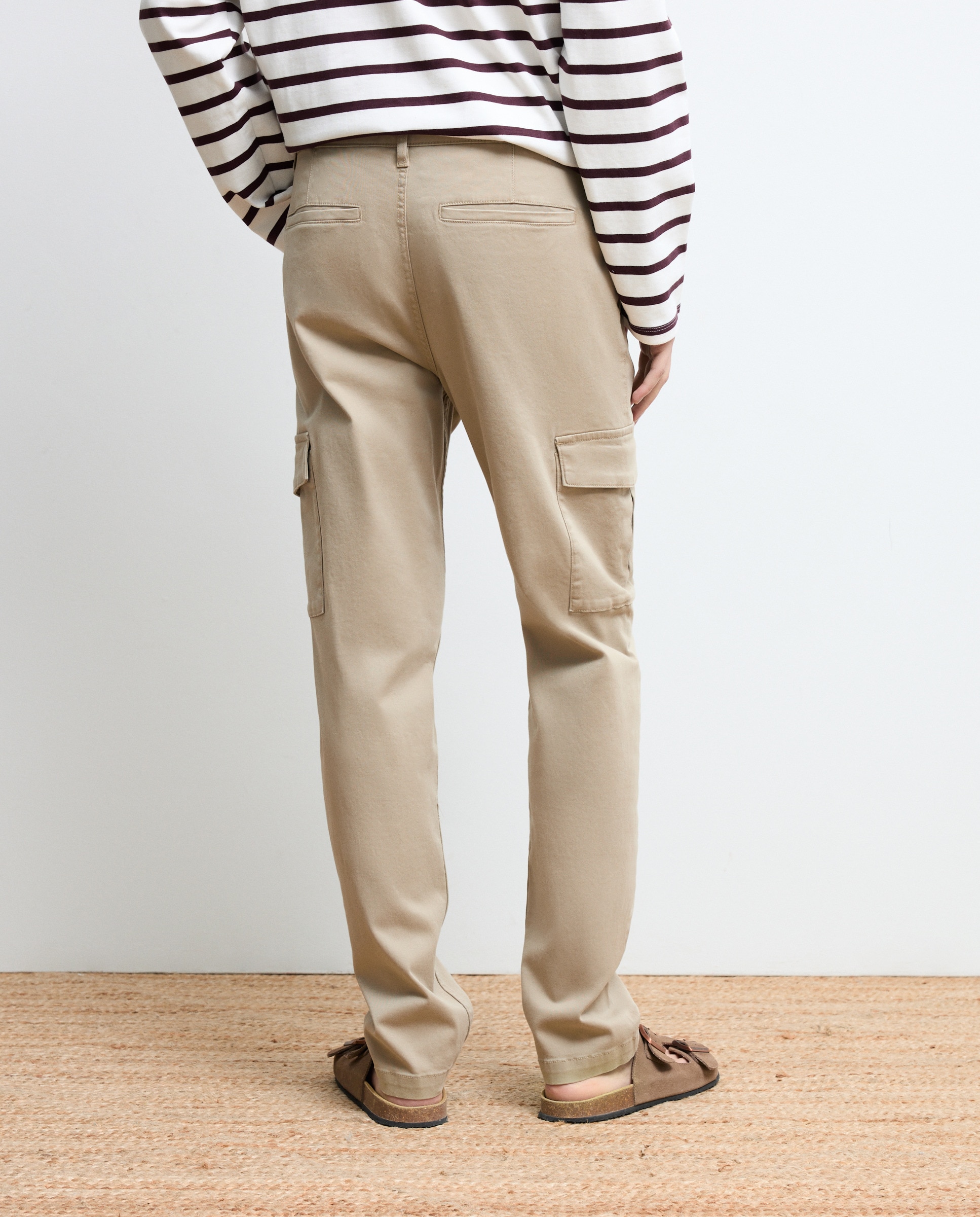 Pantalón cargo de hombre - Green Coast - Tostado Tostado-3