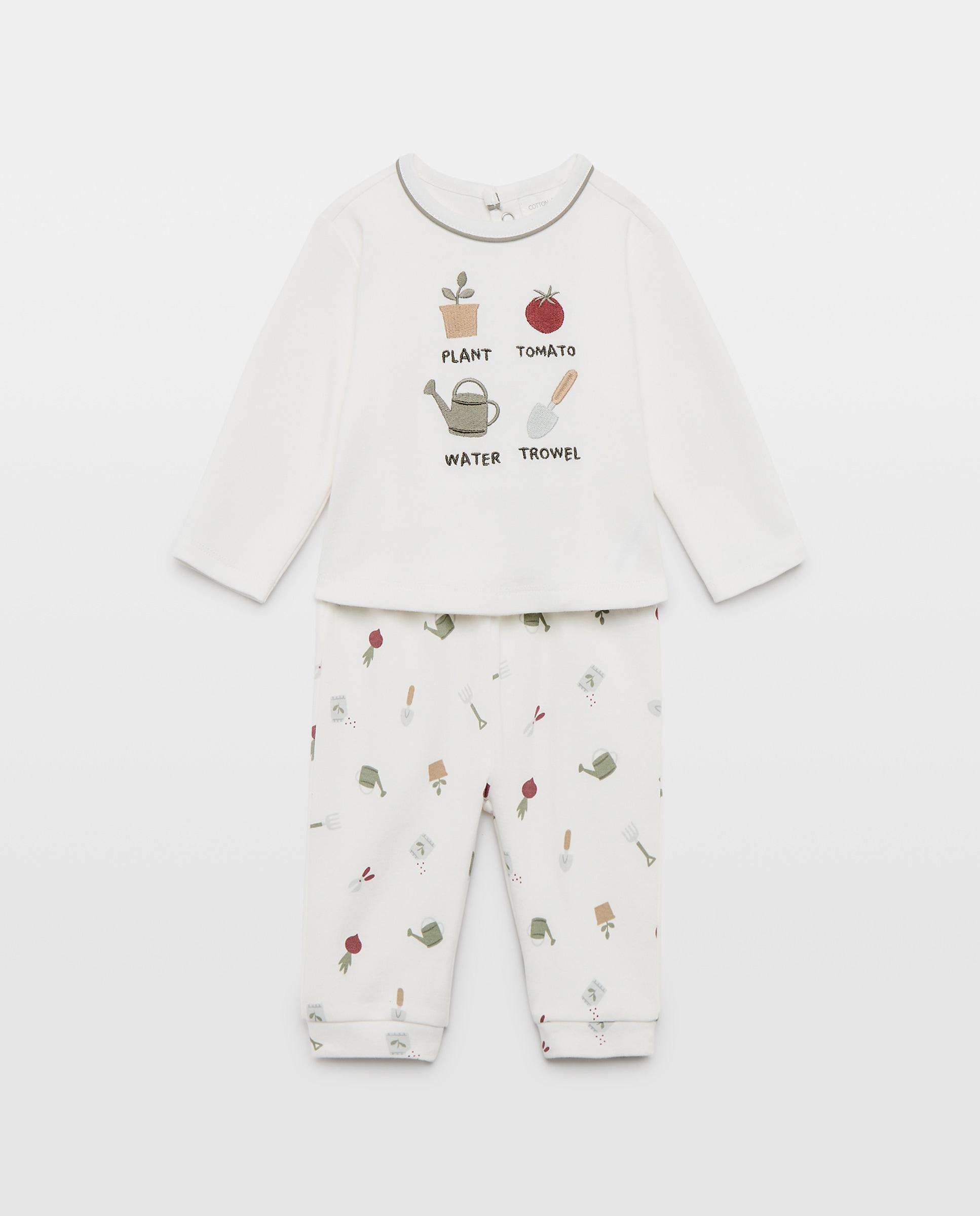Imagem 0 de Pijama de Malha Comprido de Bebé