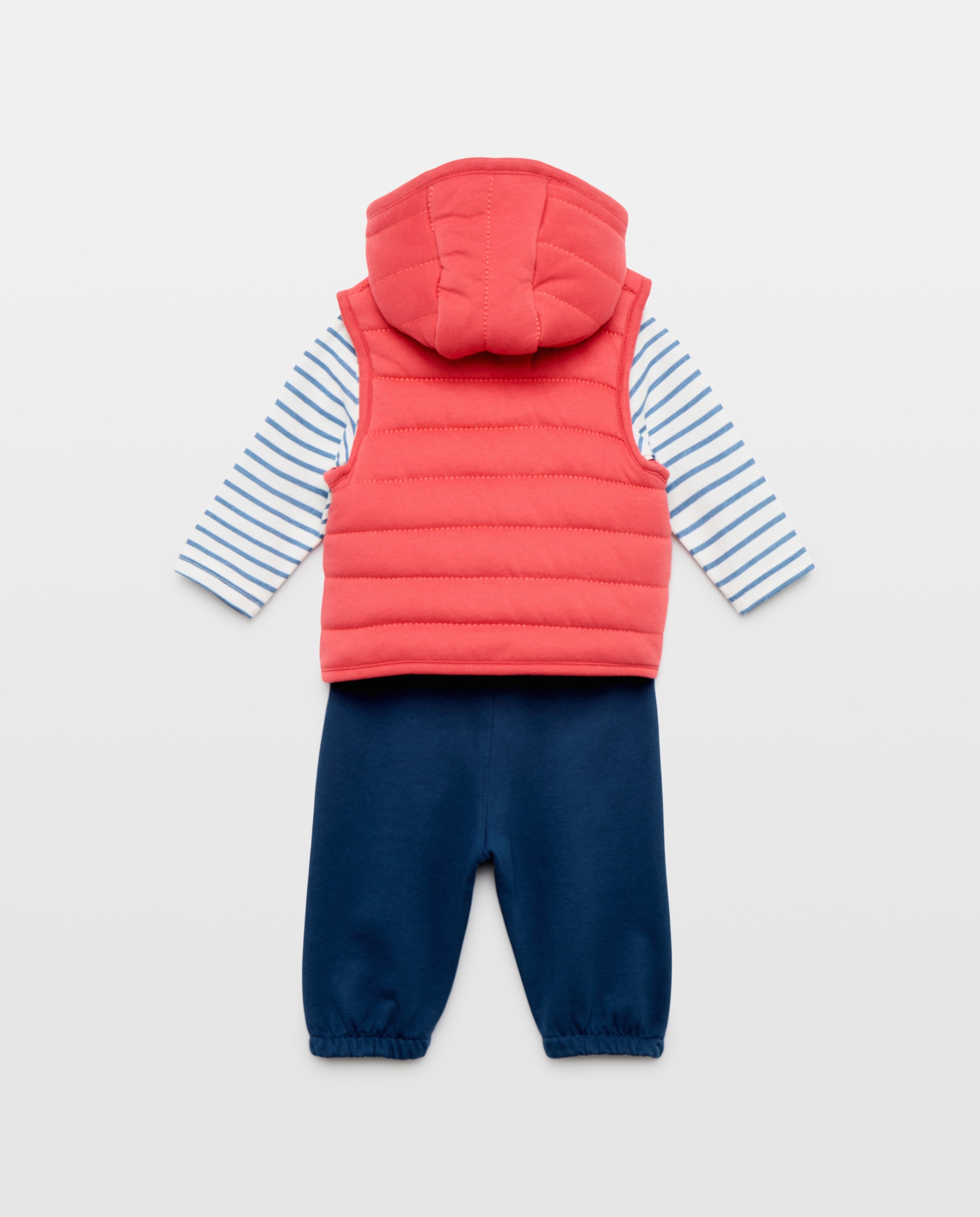 Conjunto de bebé 3 piezas largo con chaleco - Baby El Corte Inglés - 600 Rojo 600 Rojo-2