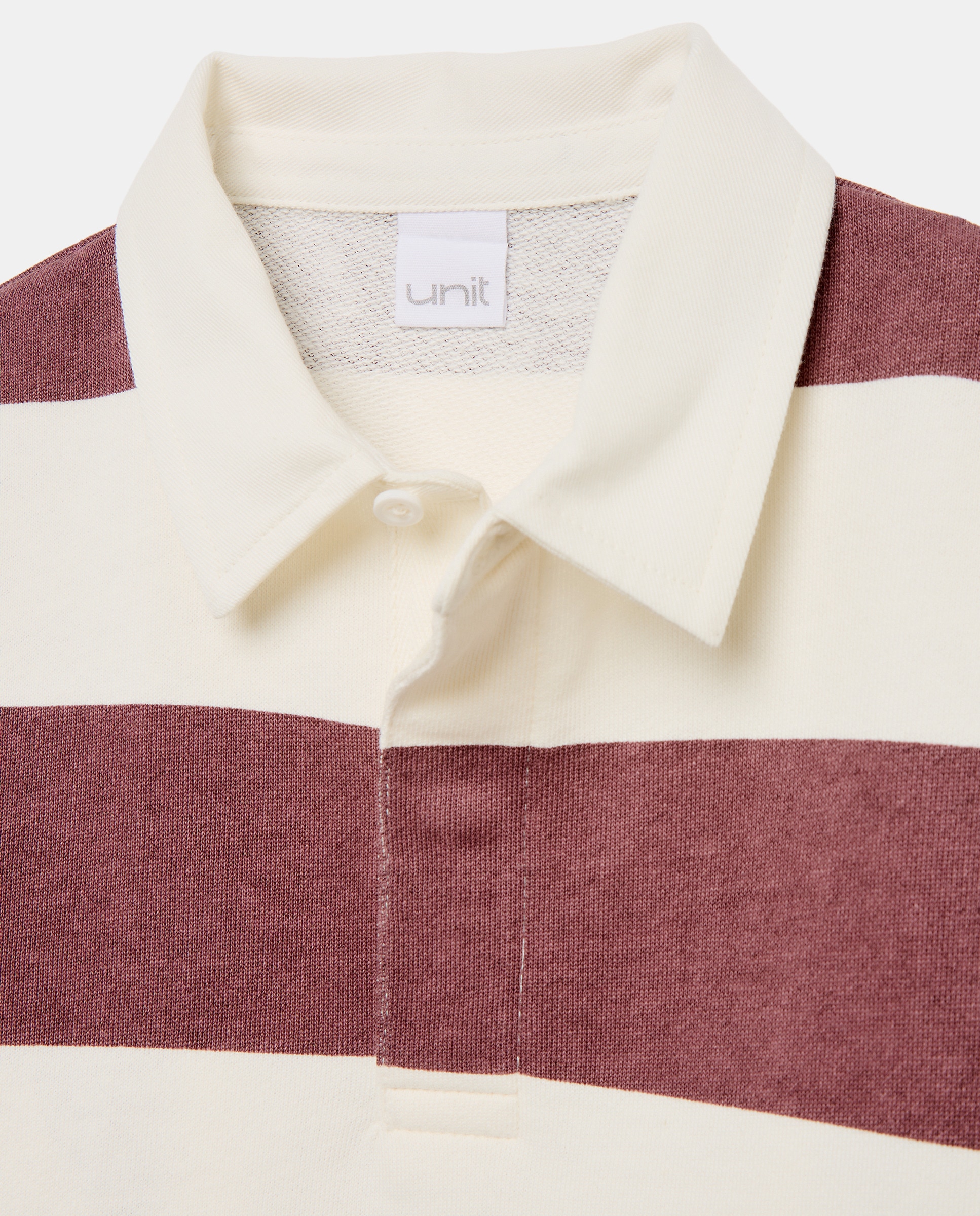 Sudadera de niño cuello polo Morado-3