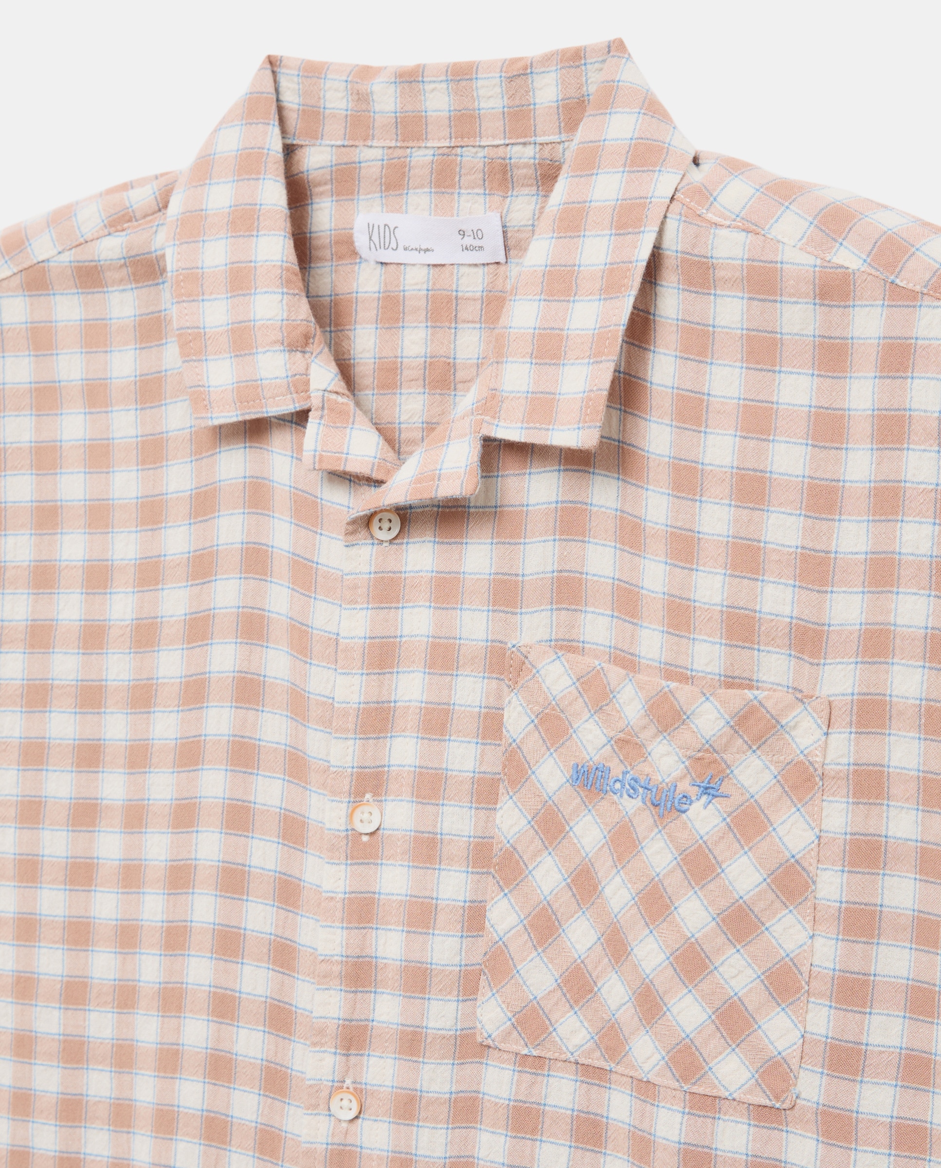 Camisa de niño manga larga tejido cuadros - Kids El Corte Inglés - Marrón Marrón-5
