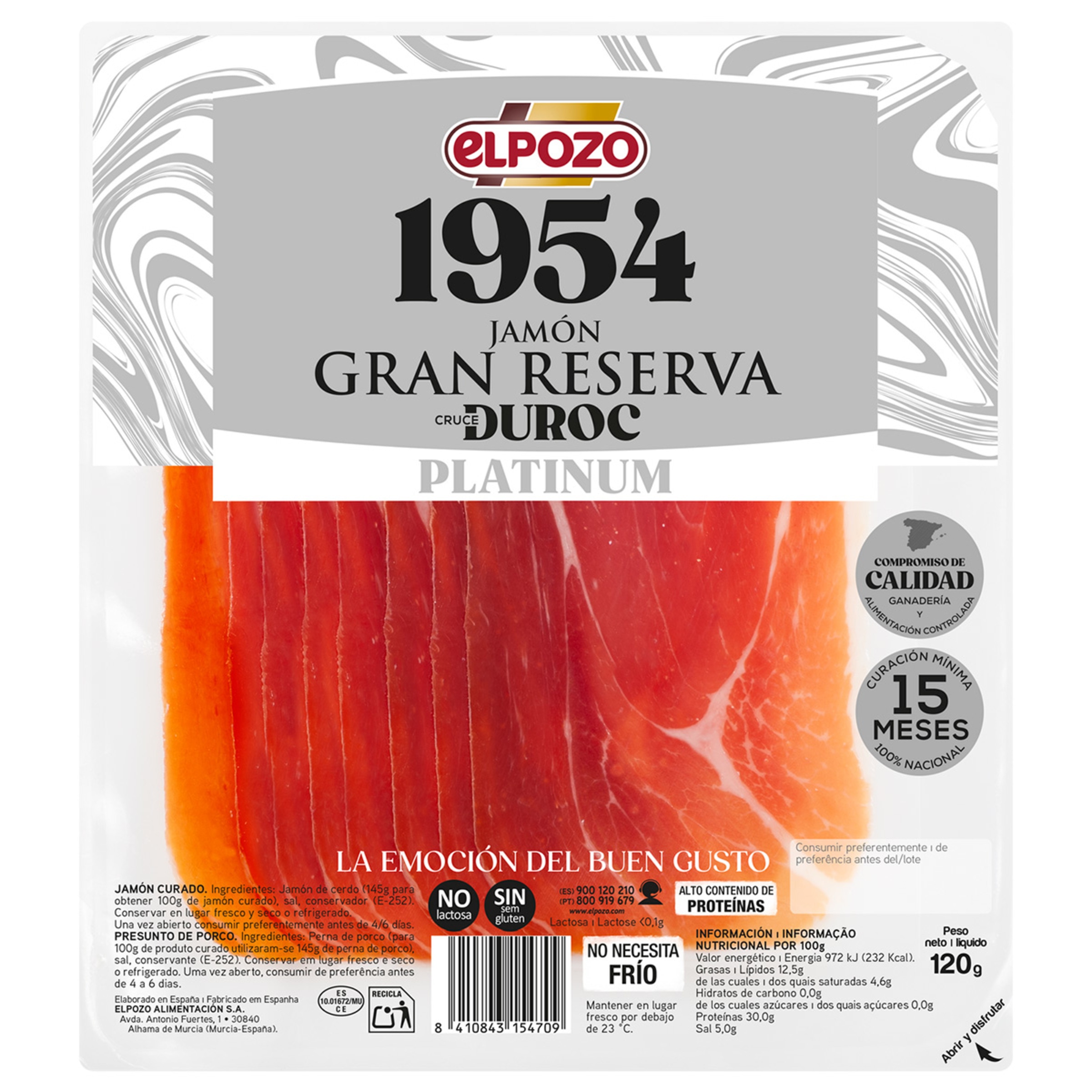 Presunto Grande Reserva (15 Meses) unidade 120 g