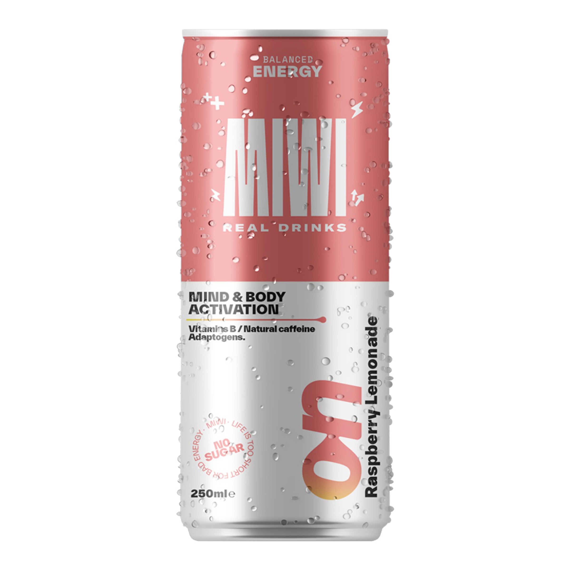 Imagen 0 de Refresco On Energy Rasperry limonada Miwi