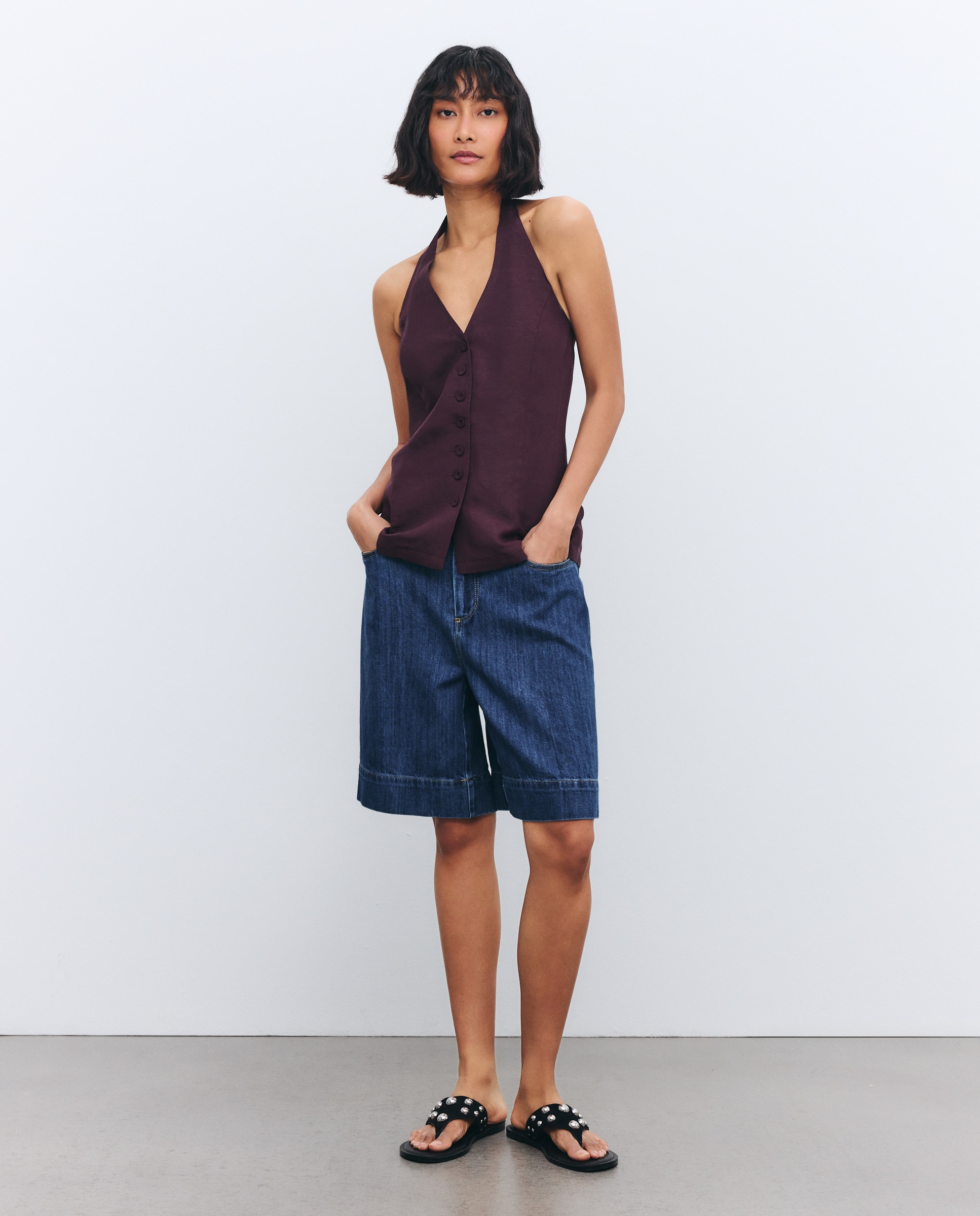 Colete Halter 291 Beringela-2