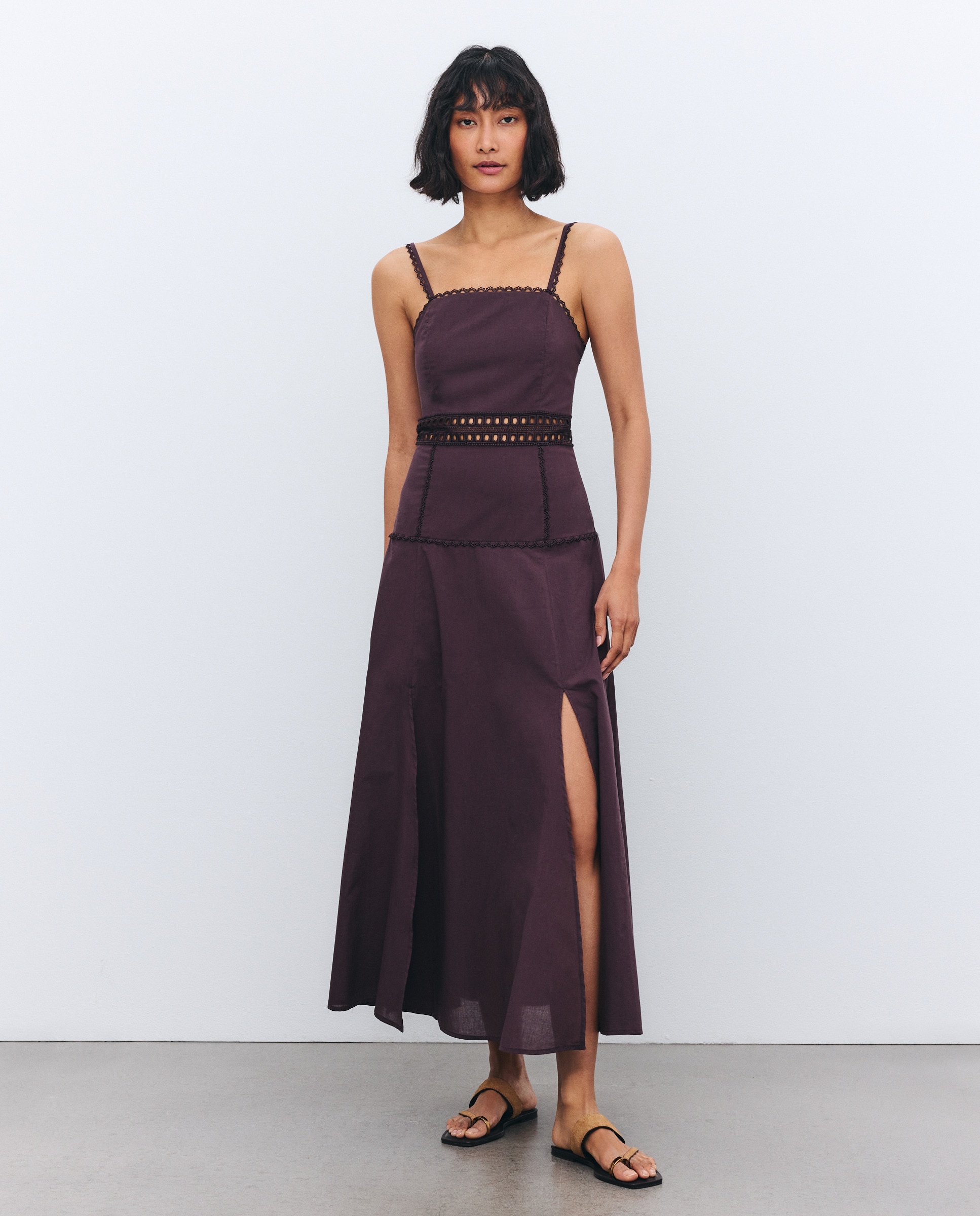 Imagem 0 de Vestido Midi com Aberturas