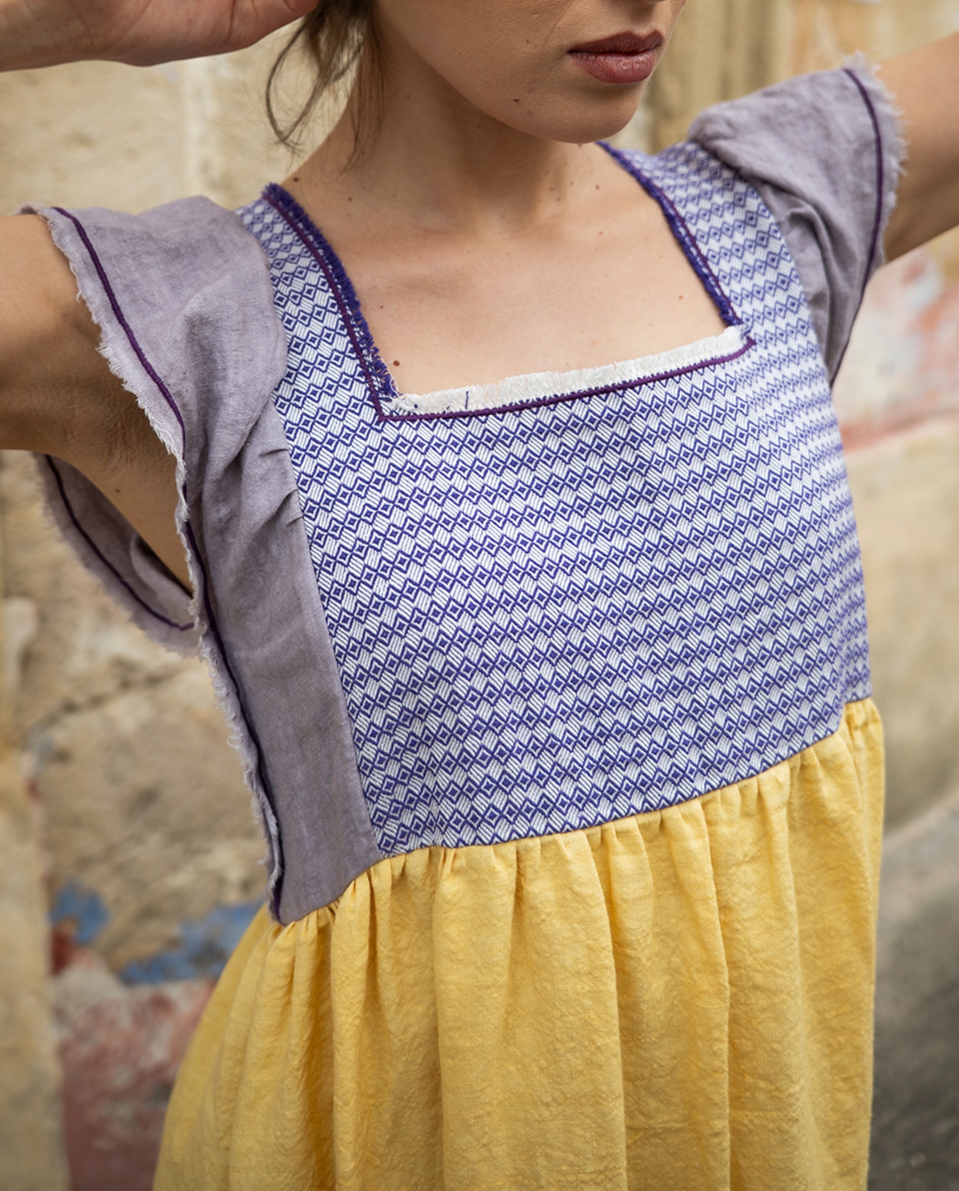 Vestido Midi Aloe Jilly Amarelo-7