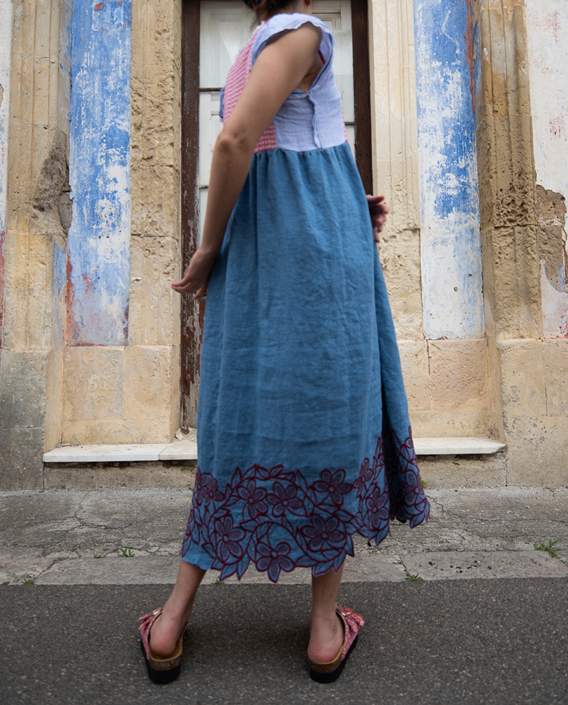 Vestido Midi Aloe Jilly Azul-12