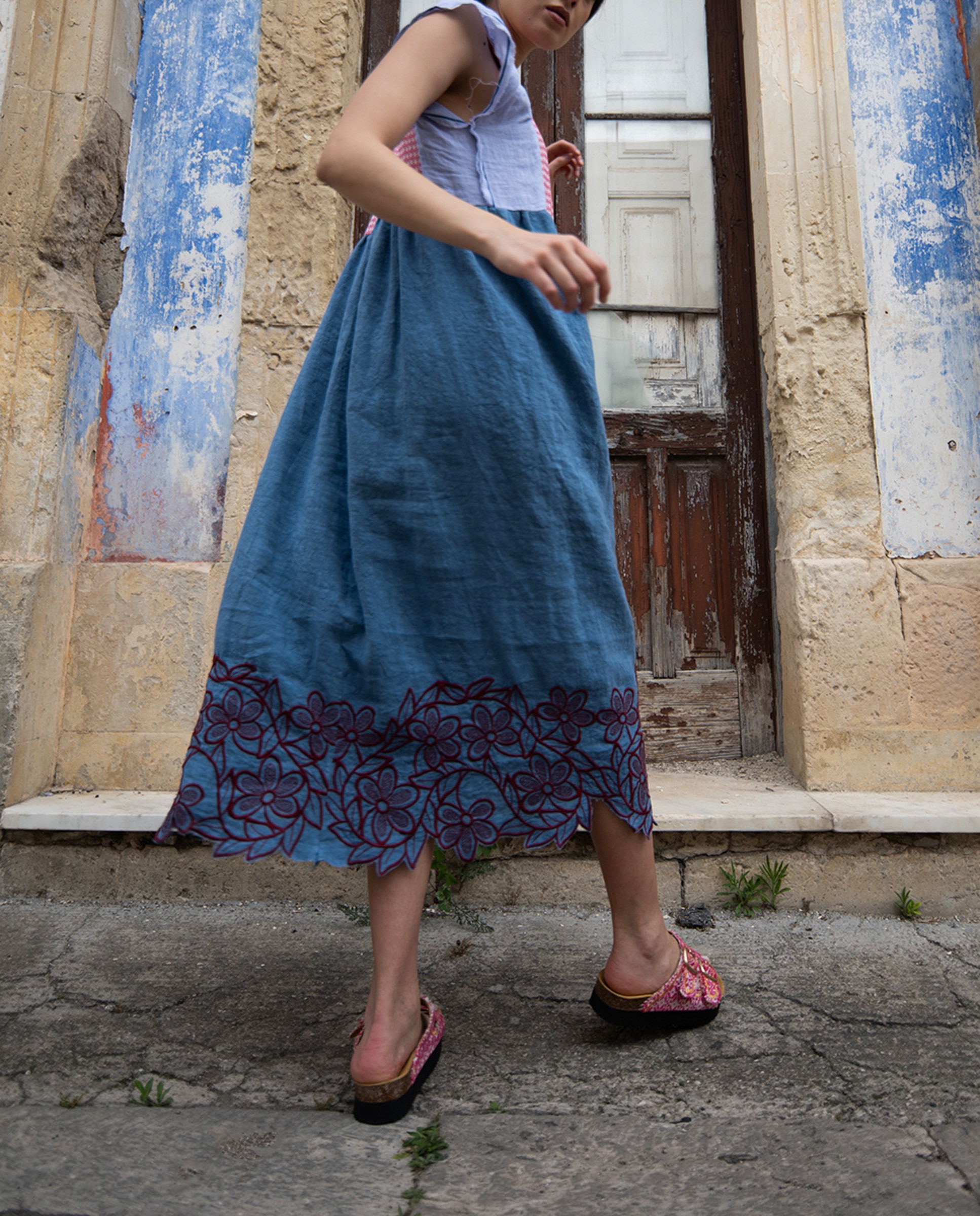 Vestido Midi Aloe Jilly Azul-11
