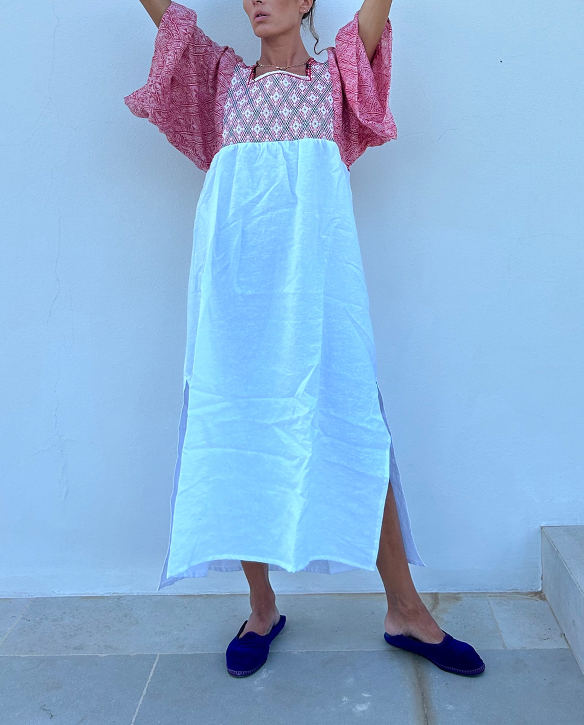 Vestido Comprido Laura Branco-9