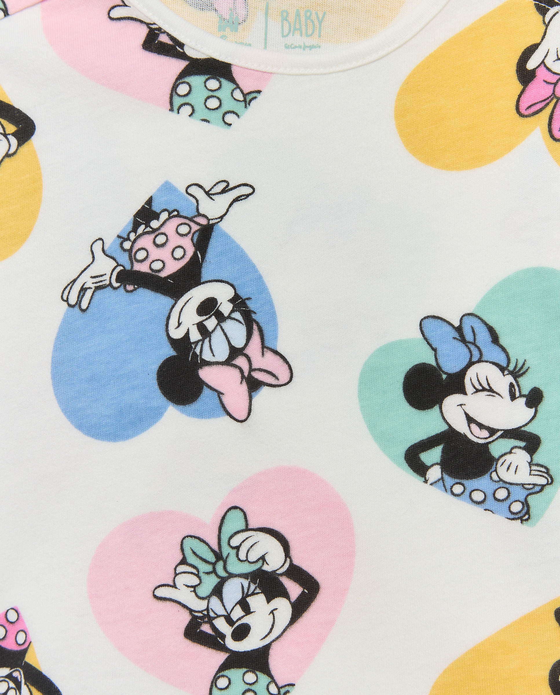 Pack de T-shirts de Bebé com Estampado de Fantasia Minnie Multicolor-3