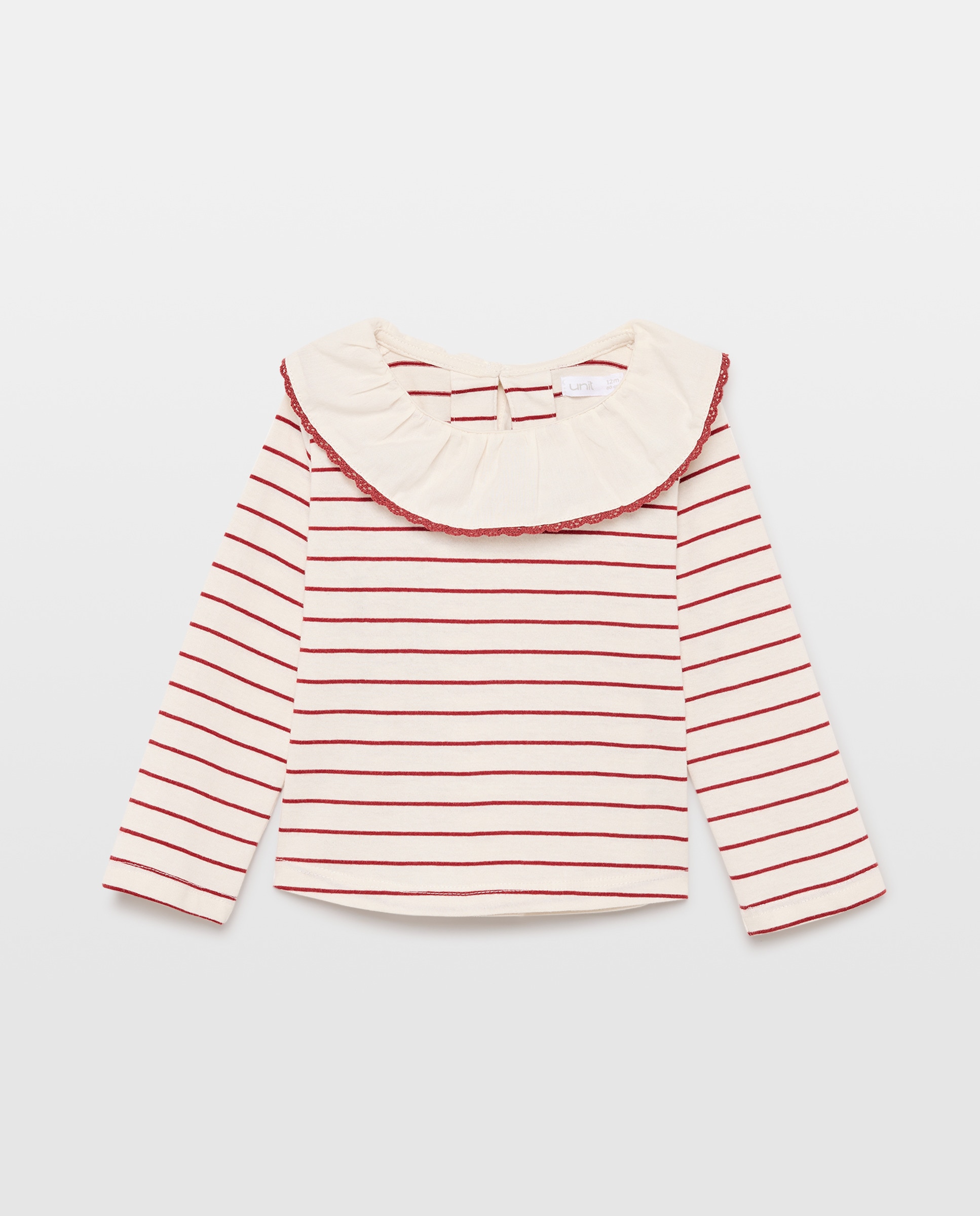 Imagen 0 de Camiseta bebé niña cuello volante