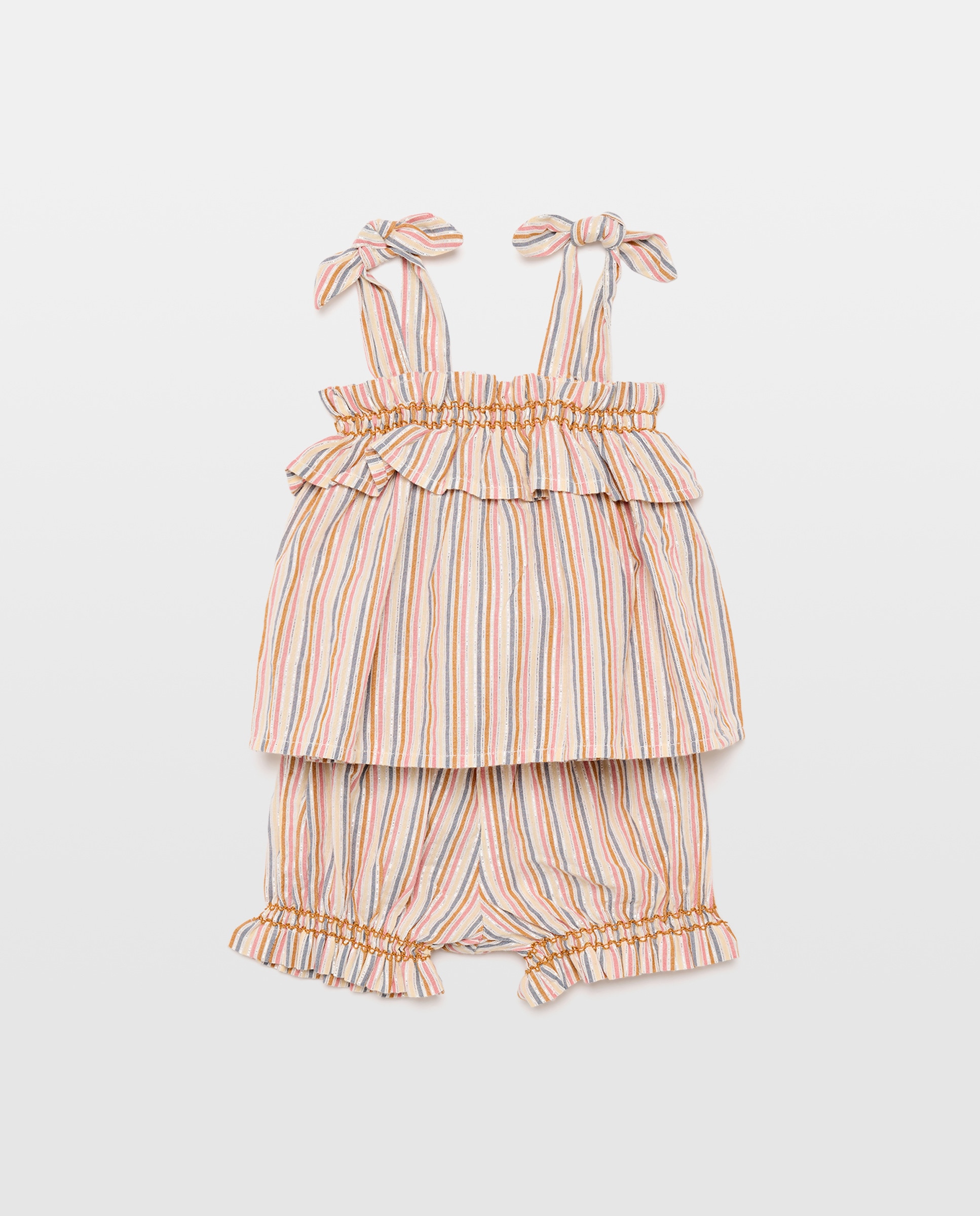 Conjunto de 2 Peças para Bebé: T-shirt e Calções Baby El Corte Inglés Multicolor-2