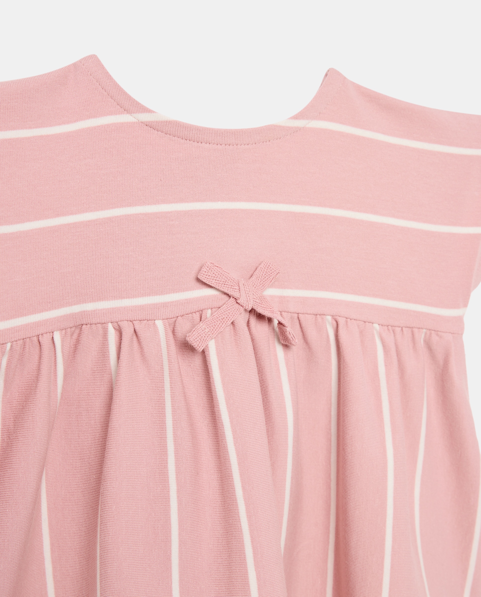 Vestido de Bebé em Felpa com Manga Curta Baby El Corte Inglés Rosa-3