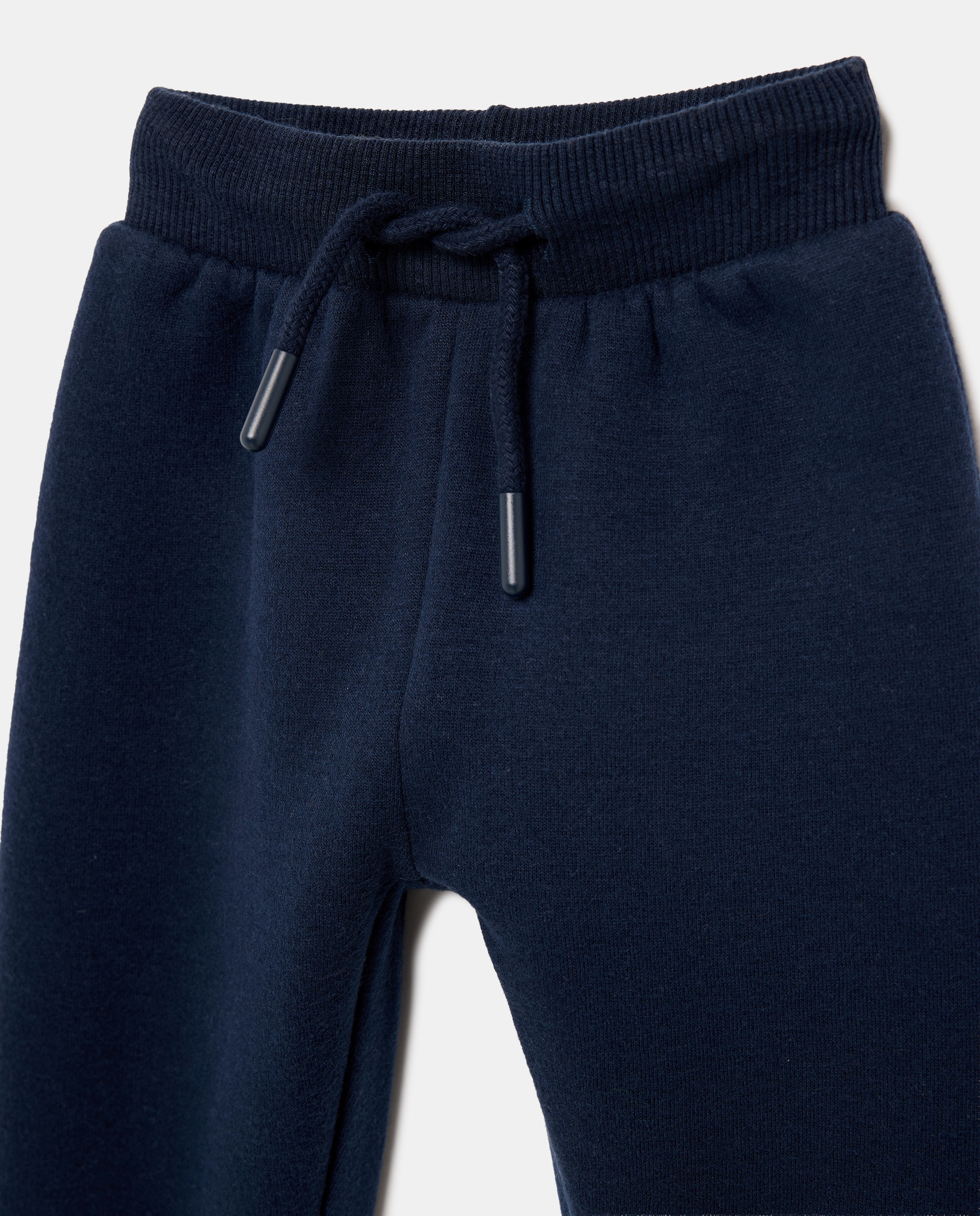 Pantalón de bebé felpa Azul marino-3