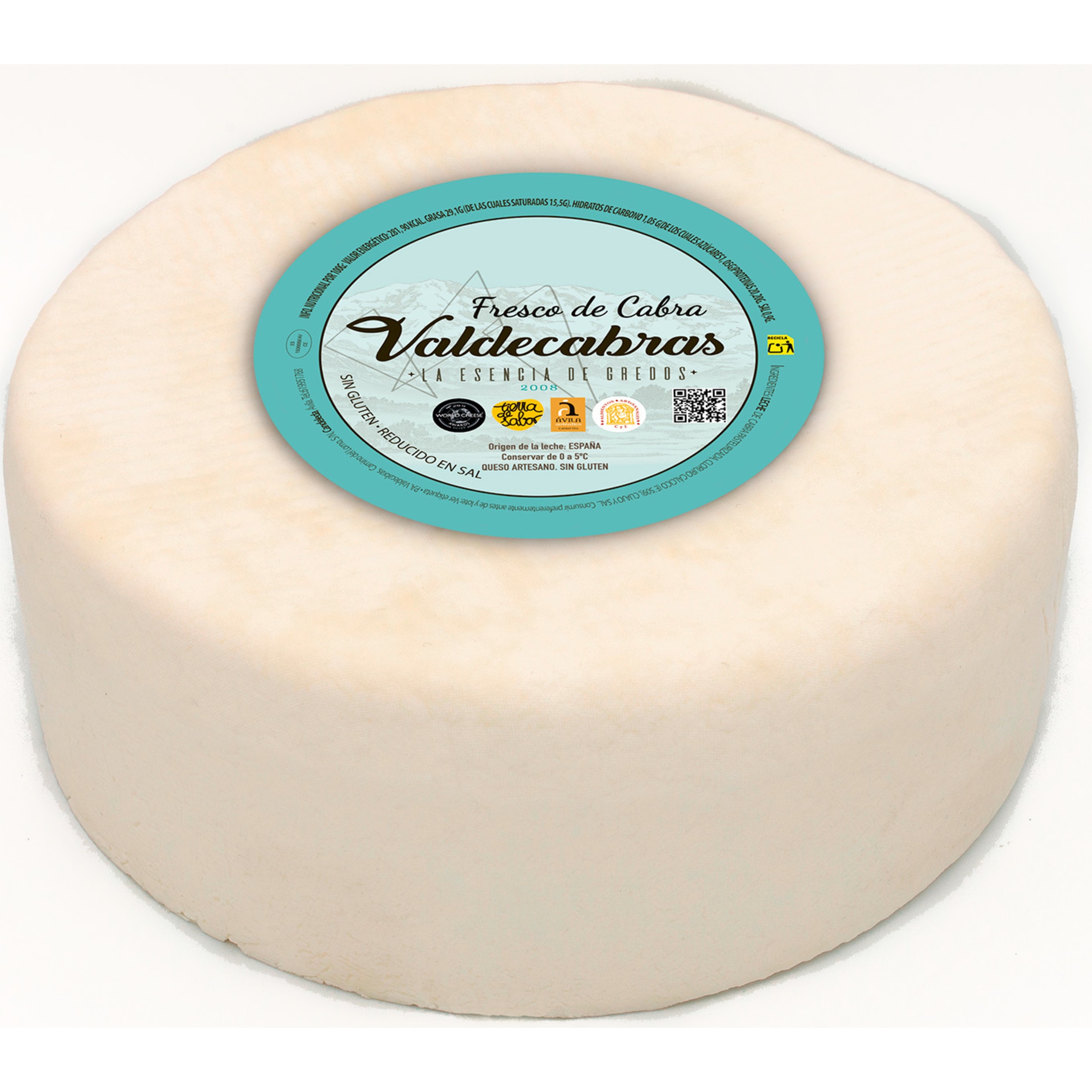 Queijo Fresco de Cabra com Baixo Teor de Sal
