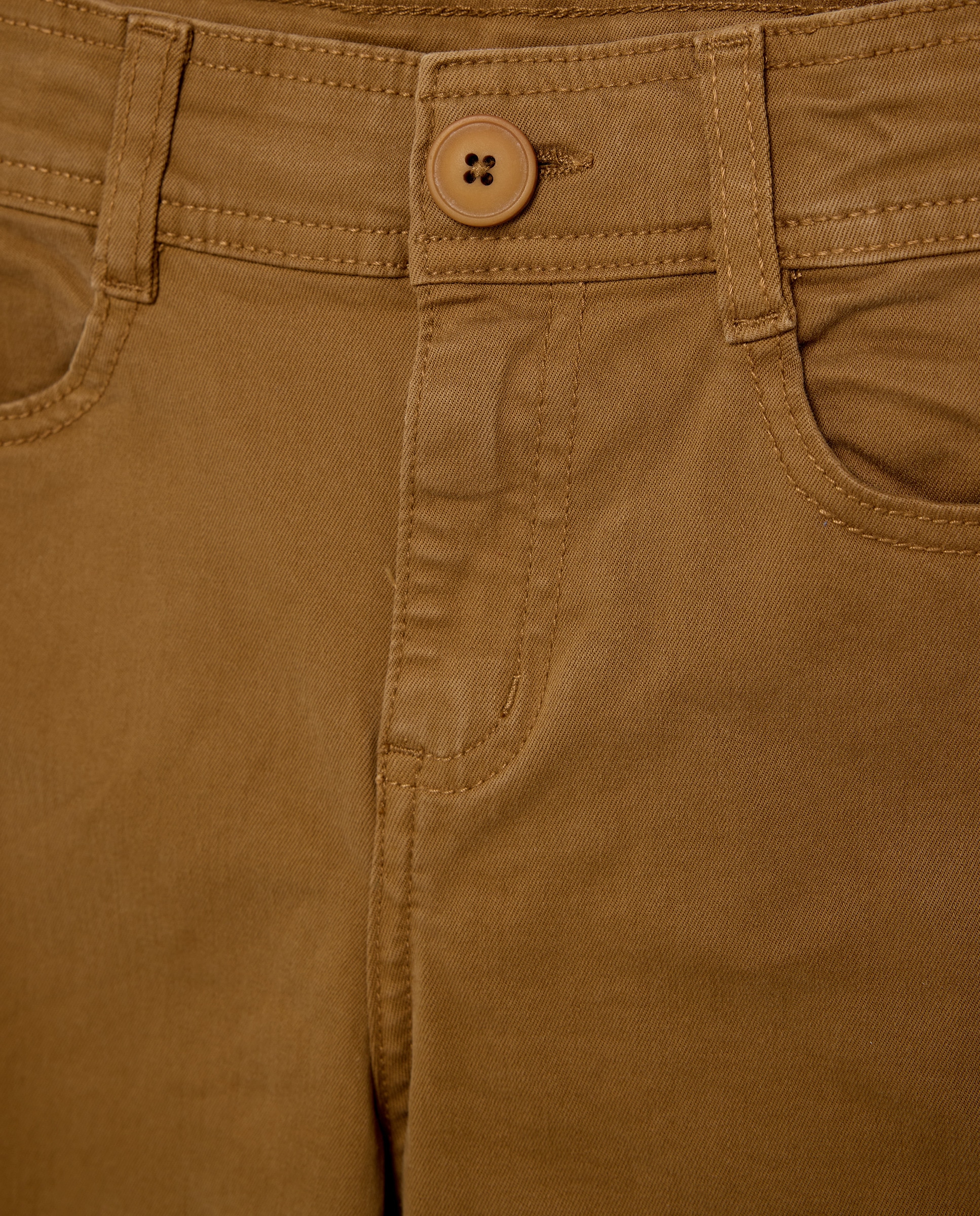 Pantalón niña ancho culotte 730 Camel-3