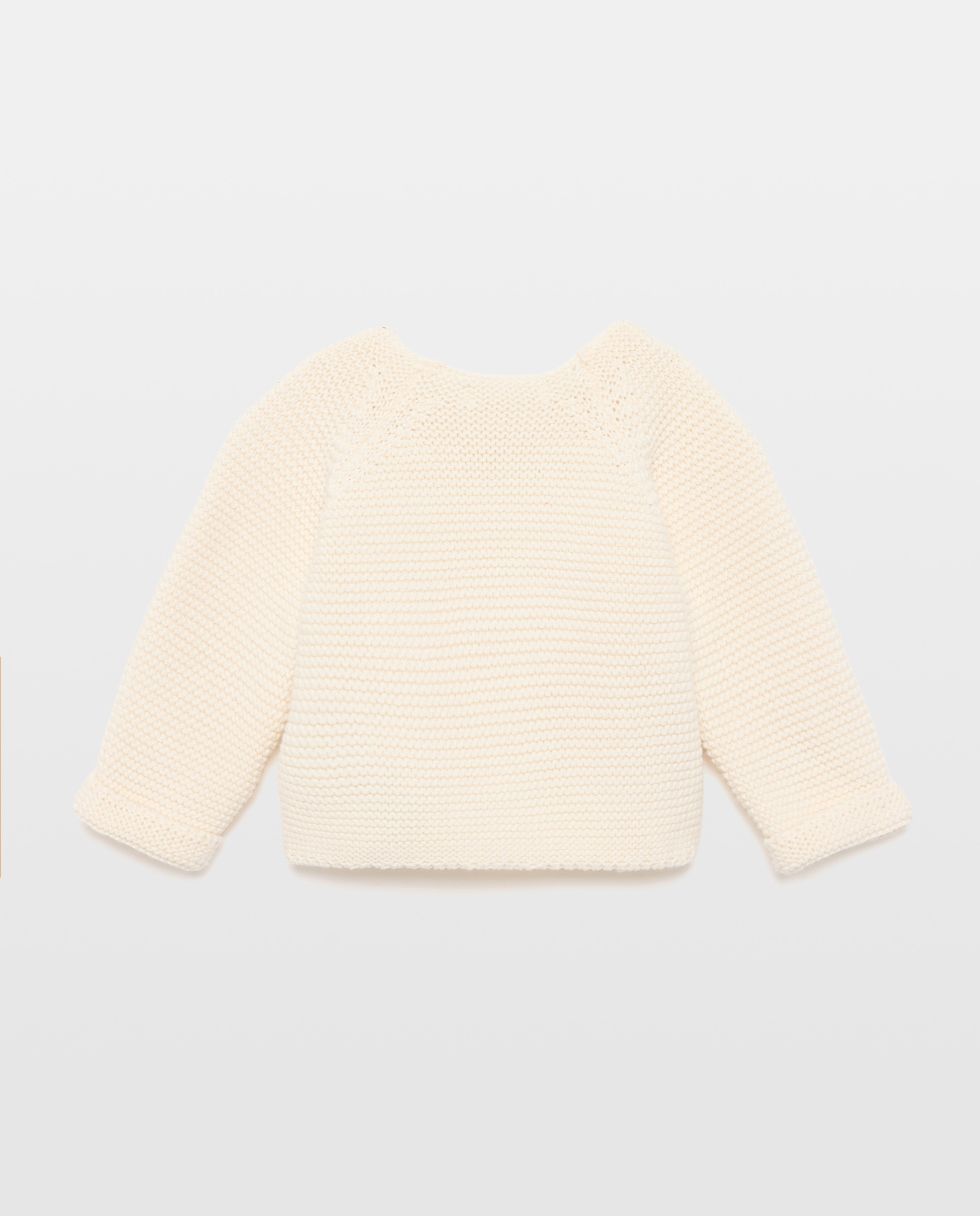 Chaqueta de recién nacido básica 130 Marfil-2