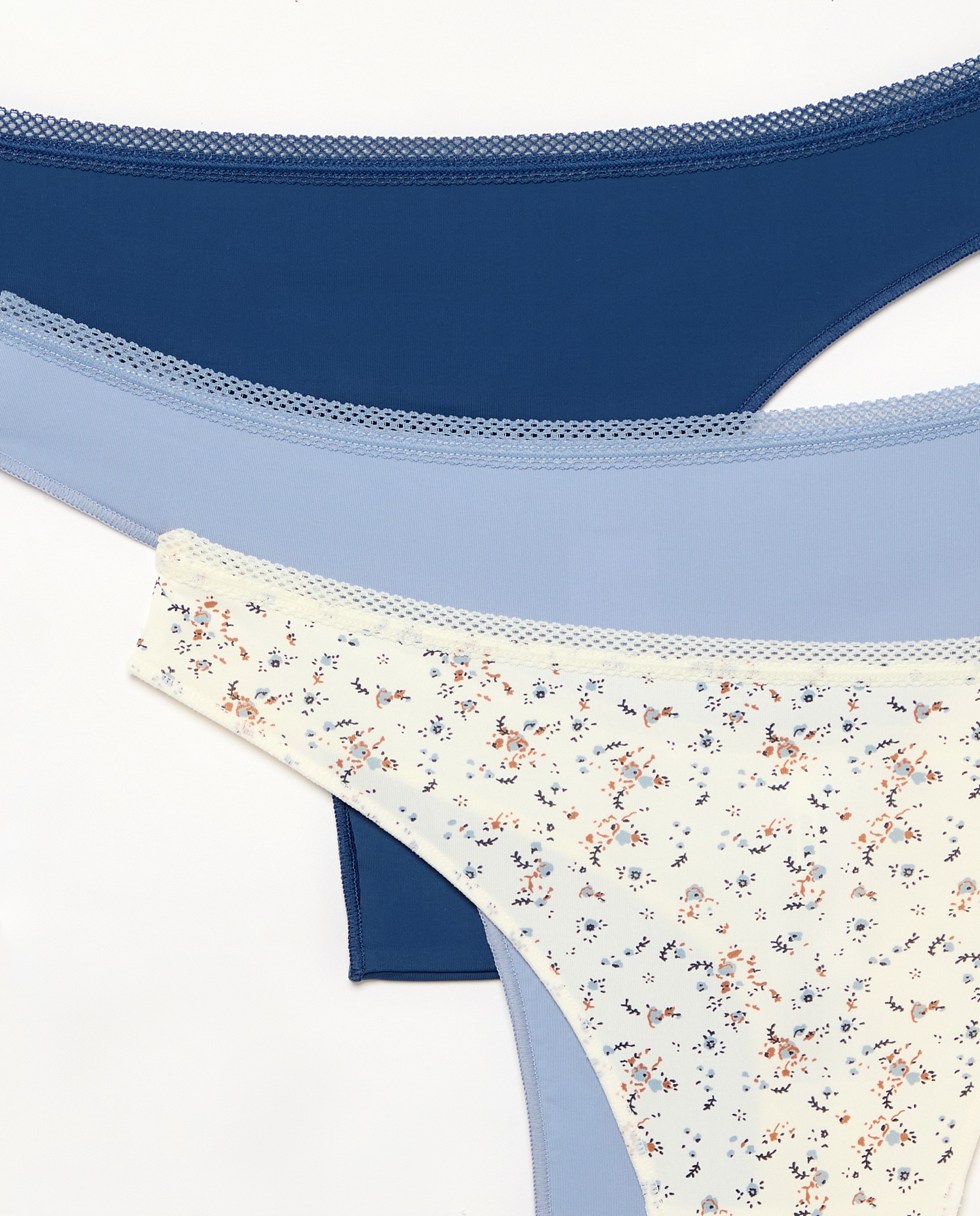 Pack de Três Tangas Multicolor-4