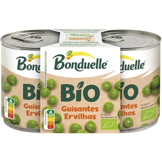 guisantes ecológicos pack 2 lata 130 g neto escurrido - Bonduelle
