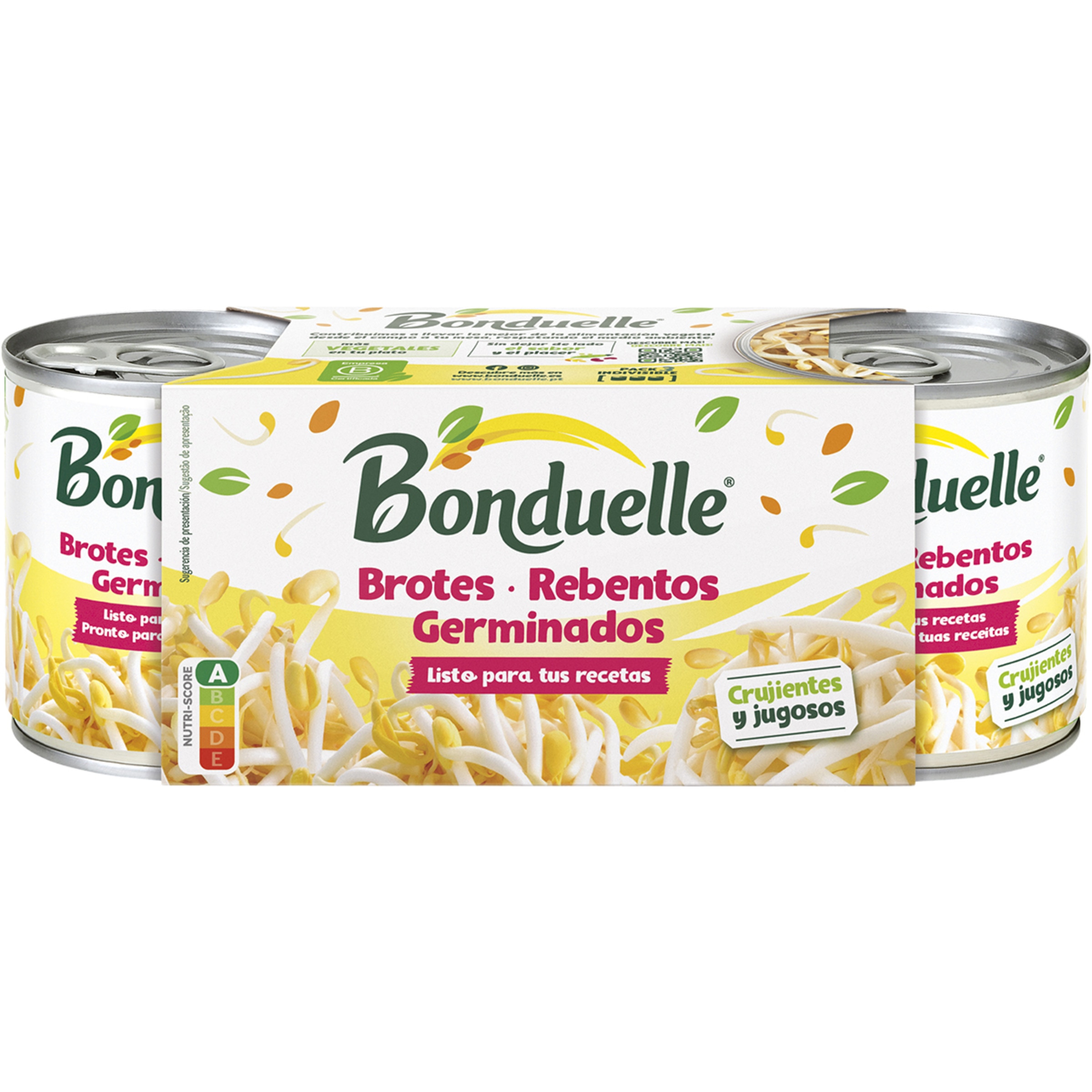 brotes germinados pack 3 latas 90 g neto escurrido
