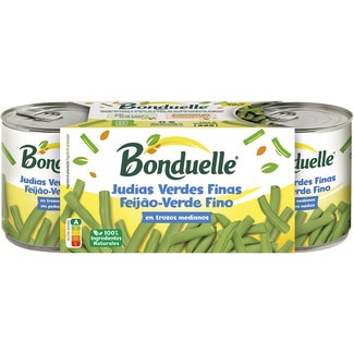 judias verdes troceadas finas y sin hebras pack 3 lata 110 g neto escurrido - Bonduelle