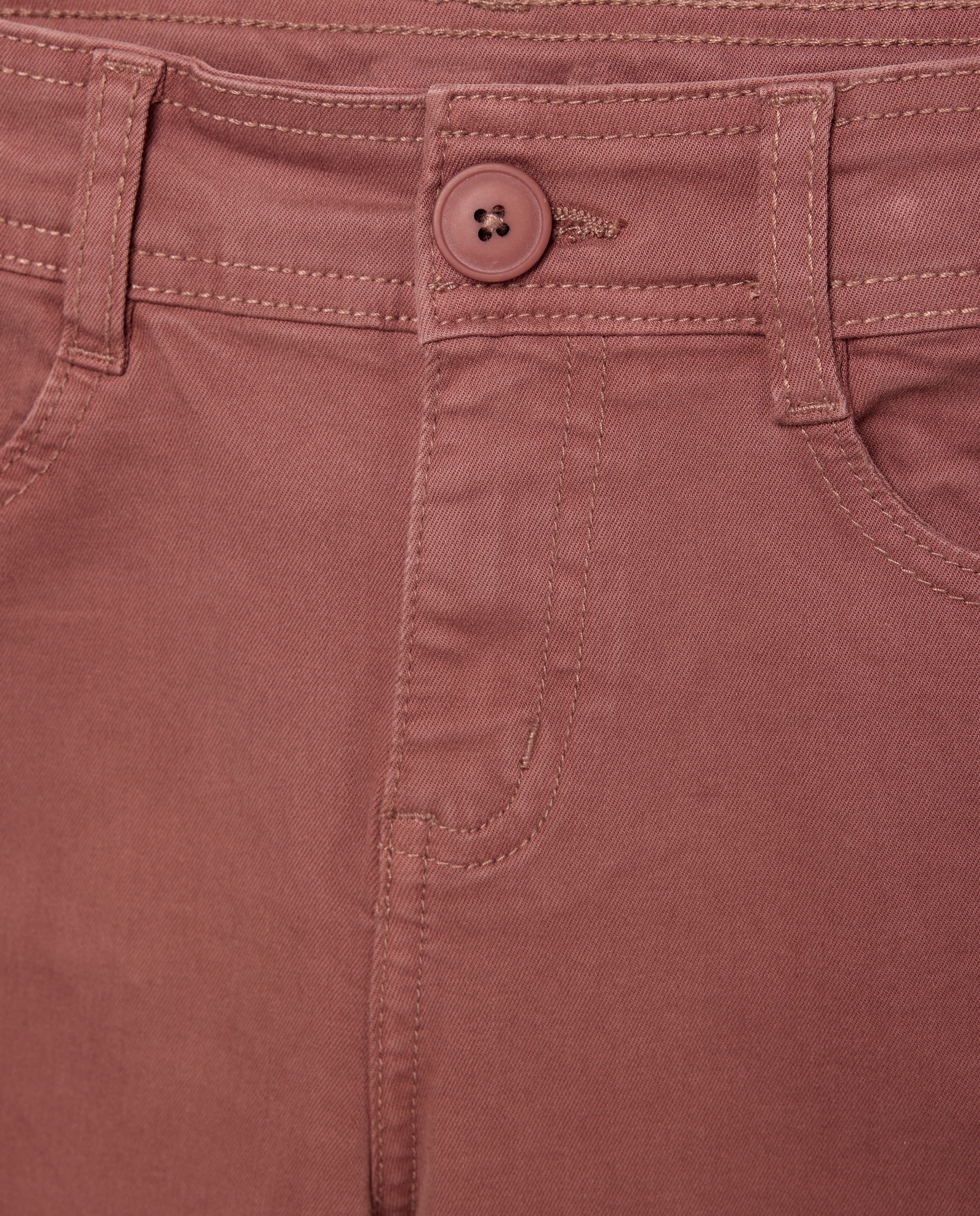 Pantalón niña ancho culotte 200 Rosa-3