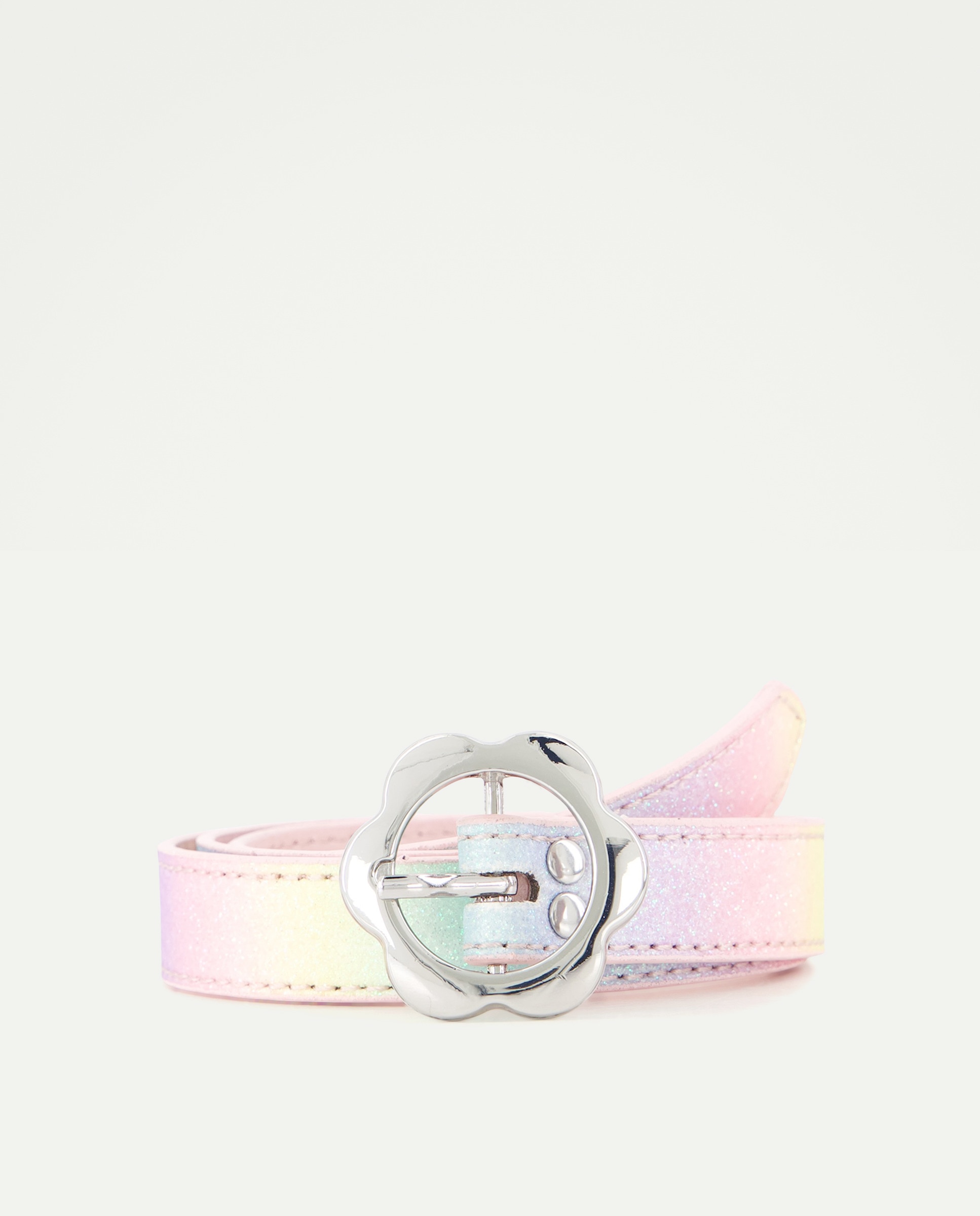 Imagem 0 de Cinto com Glitter em Degradé e Fivela com Fantasia de Flor