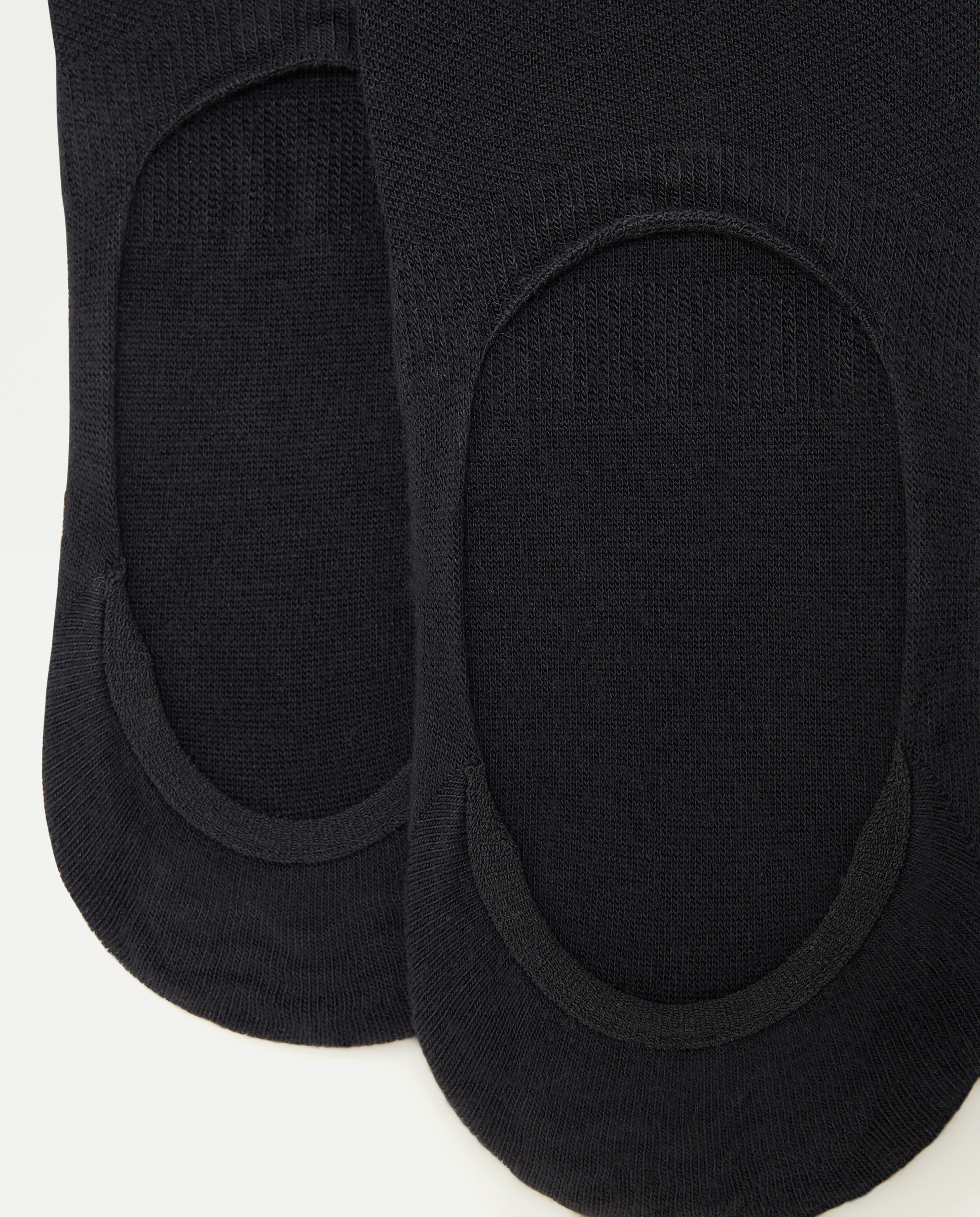 Pack 2 calcetines invisibles bambú hombre 800 Negro-2