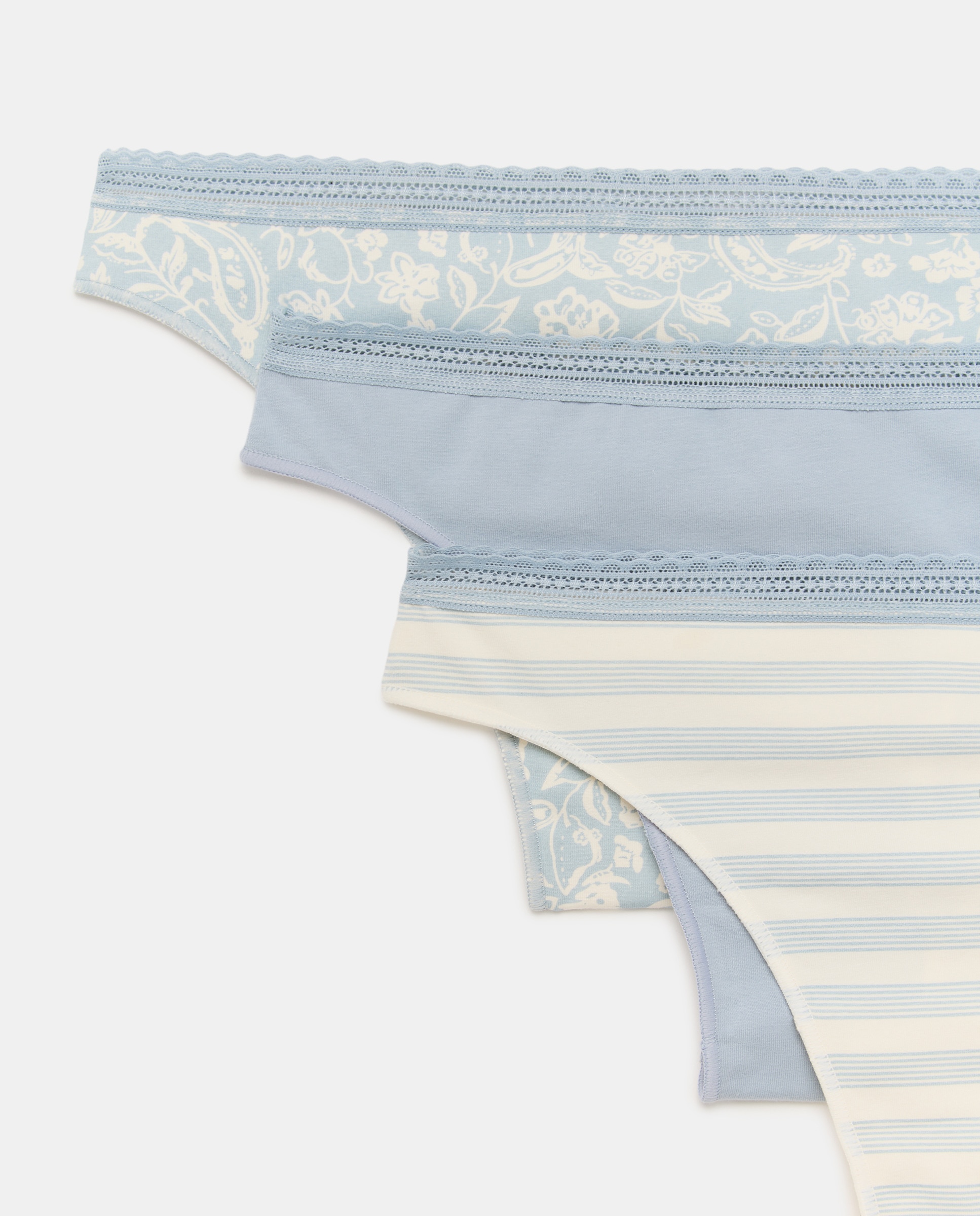 Pack de Três Tangas Multicolor-4