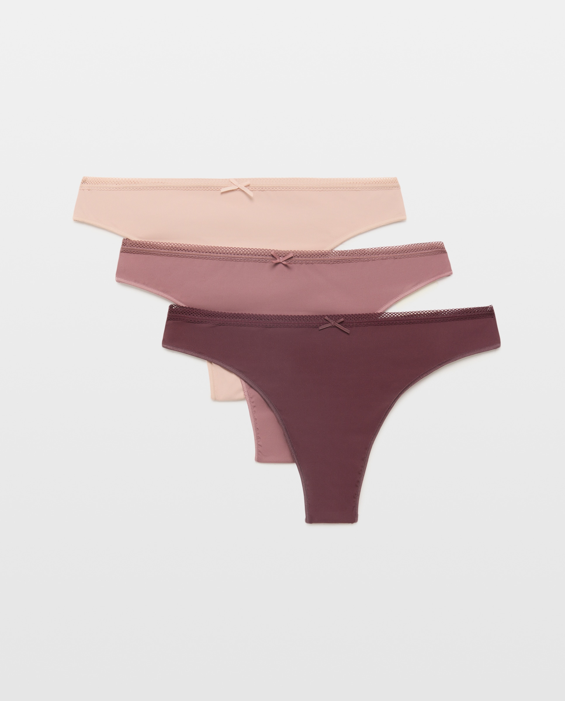 Pack de Três Tangas Multicolor-3