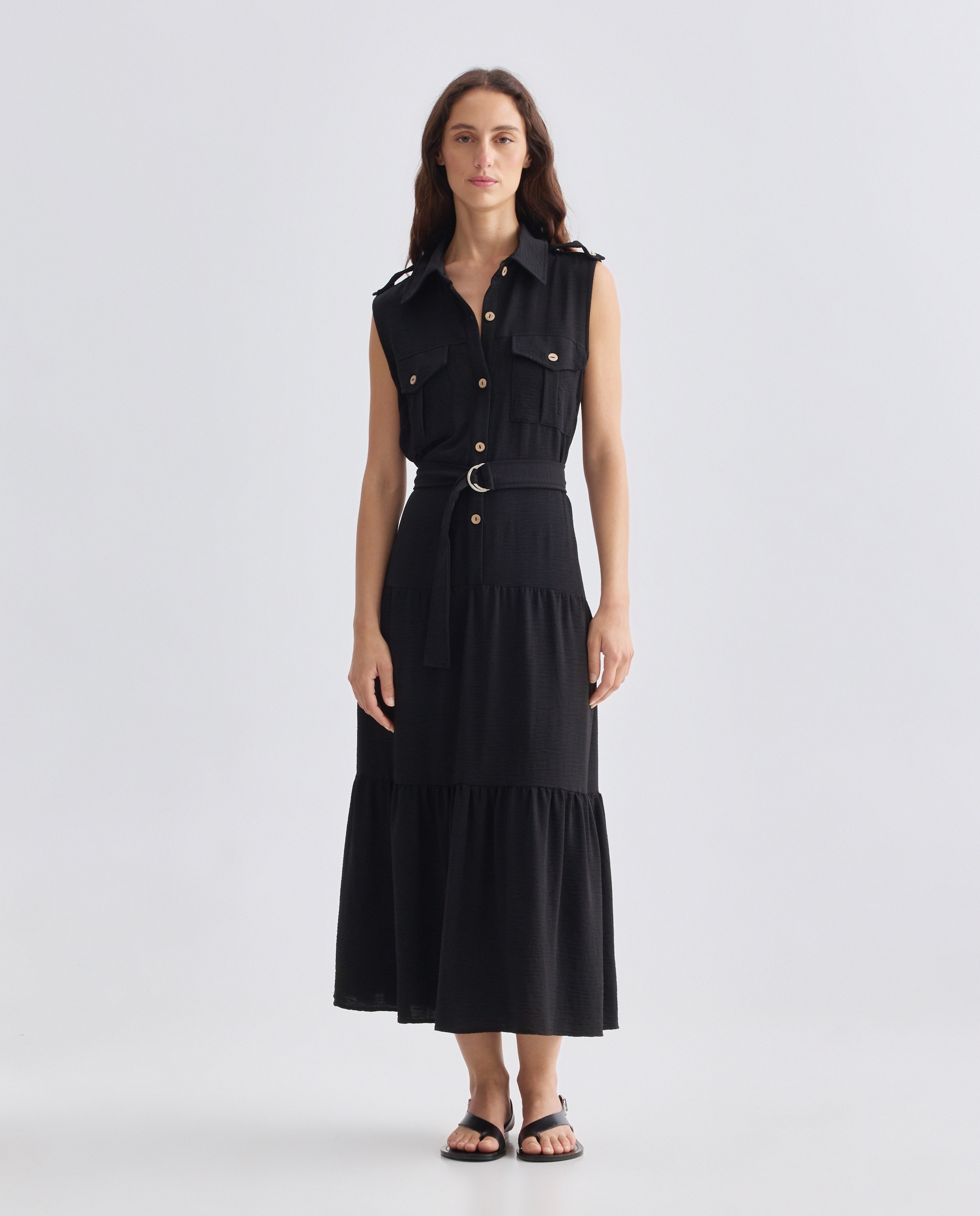 Imagem 0 de Vestido Liso sem Mangas