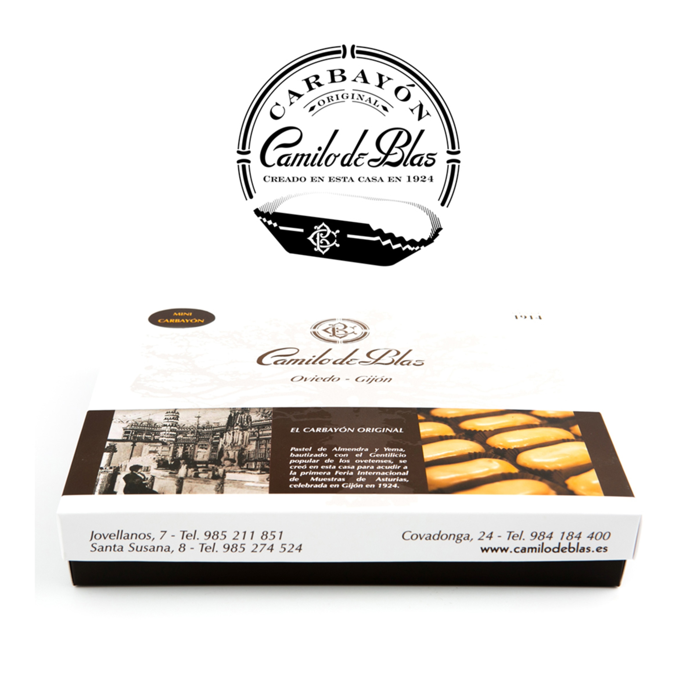 Imagen 0 de Mini carbayones de yema y almendra Camillo de Blas