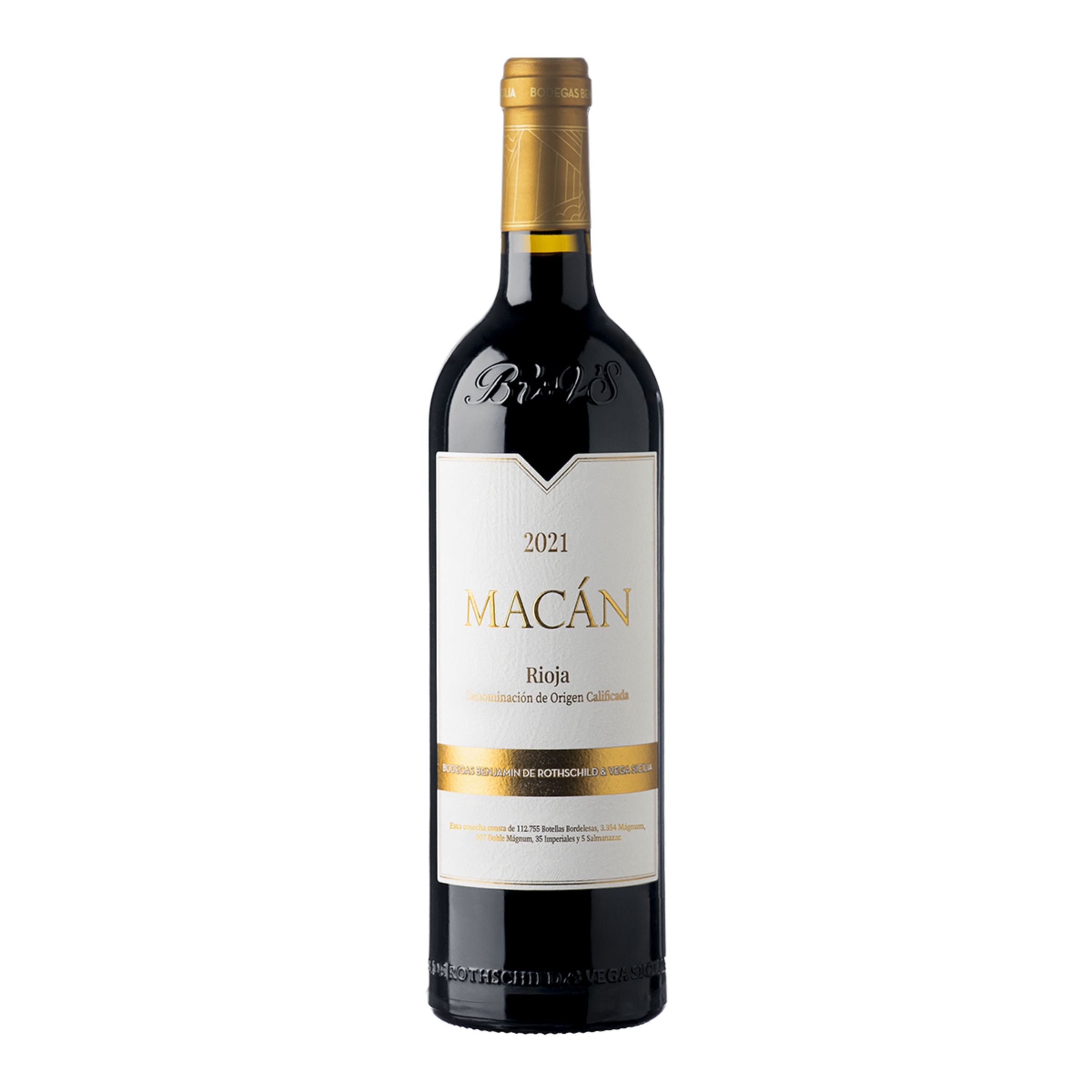 Imagen 0 de Vino tinto Macán tempranillo 2021 Rioja